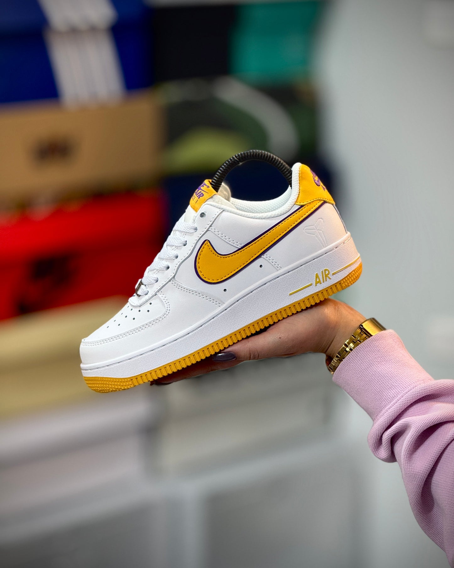Air Force 1 Blanco-Amarillo