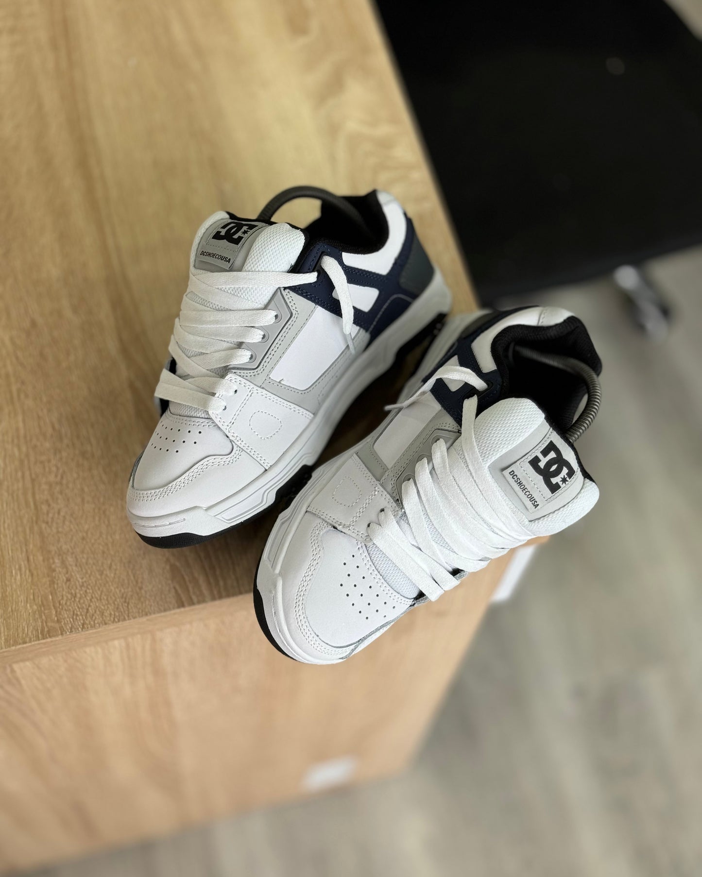 Dc Shoes Blanco-Azul