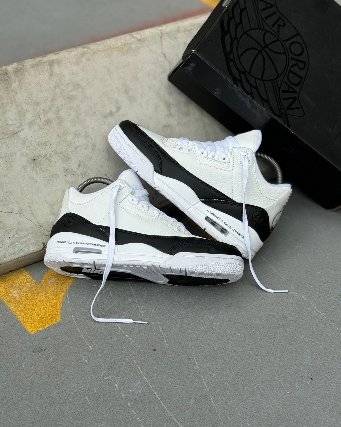 Air Jordan Retro 3 Fragment Blanco