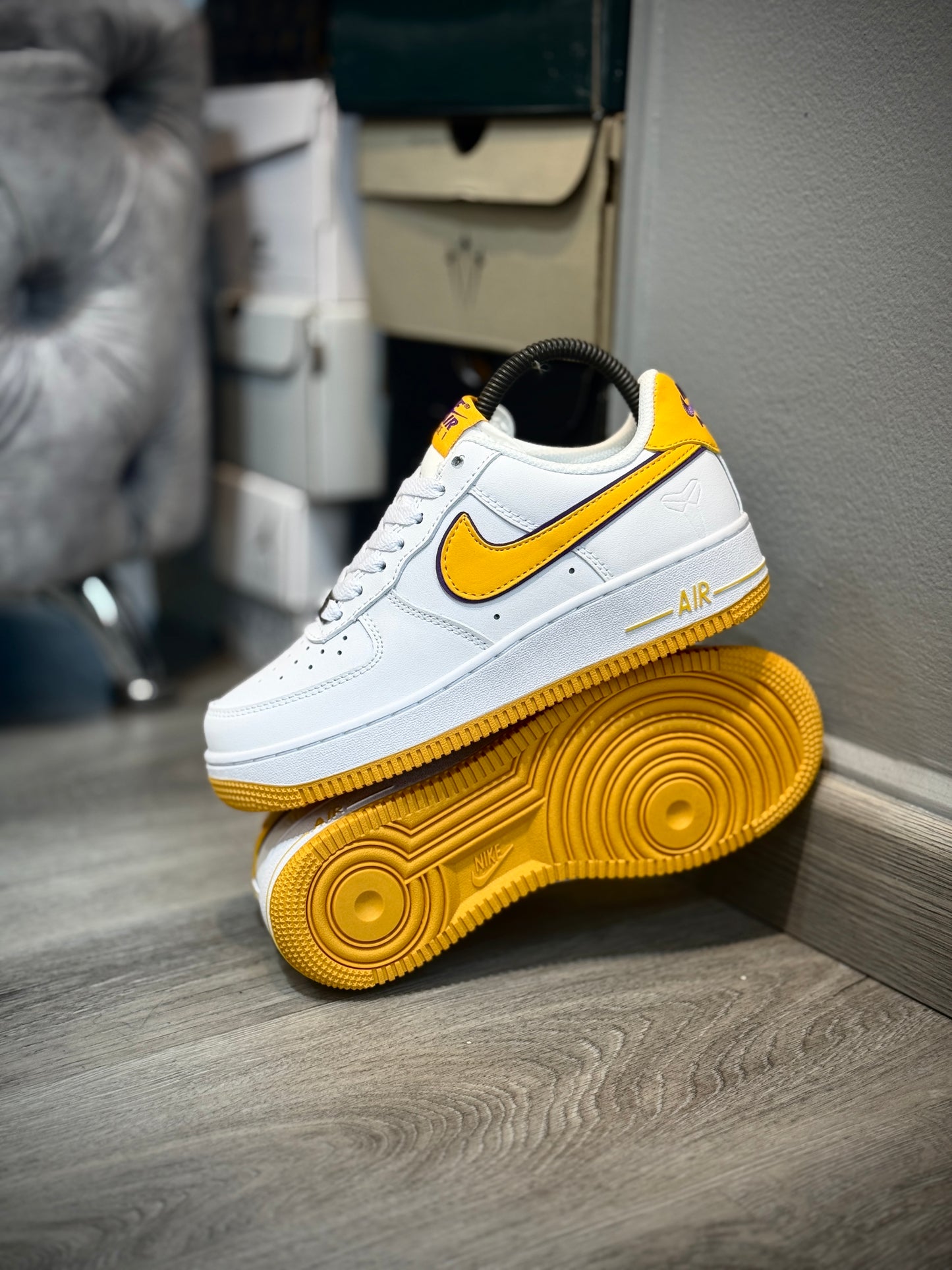 Air Force 1 Blanco-Amarillo