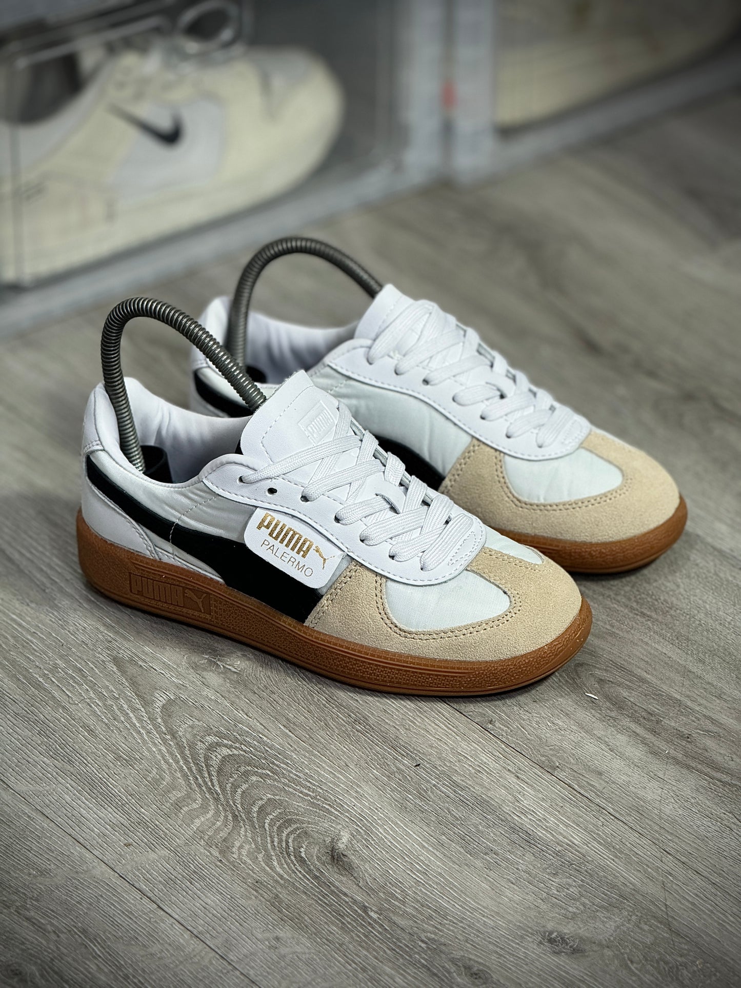 Puma Palermo Blanco-Cafe