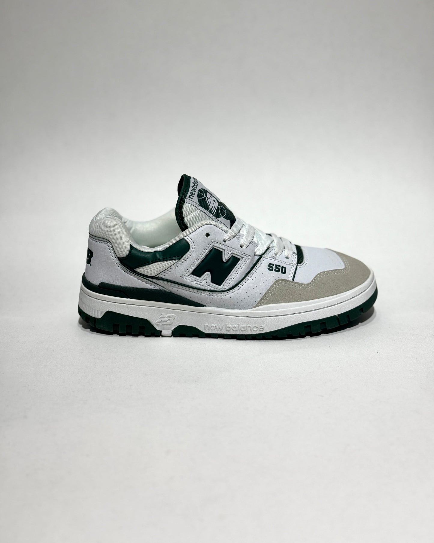 New Balance 550 Blanco-Verde