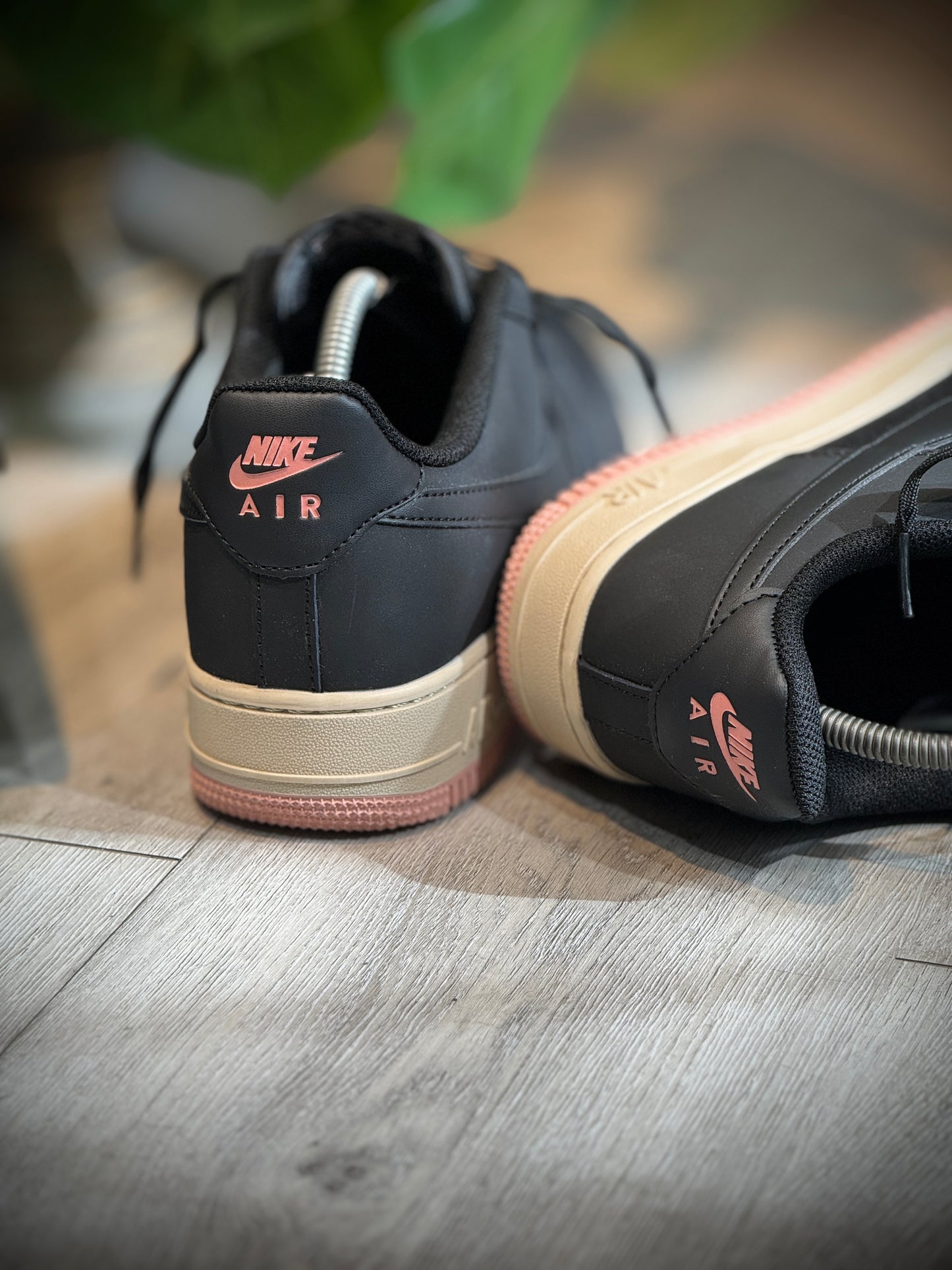 Air Force 1 Low Negro-Rosa