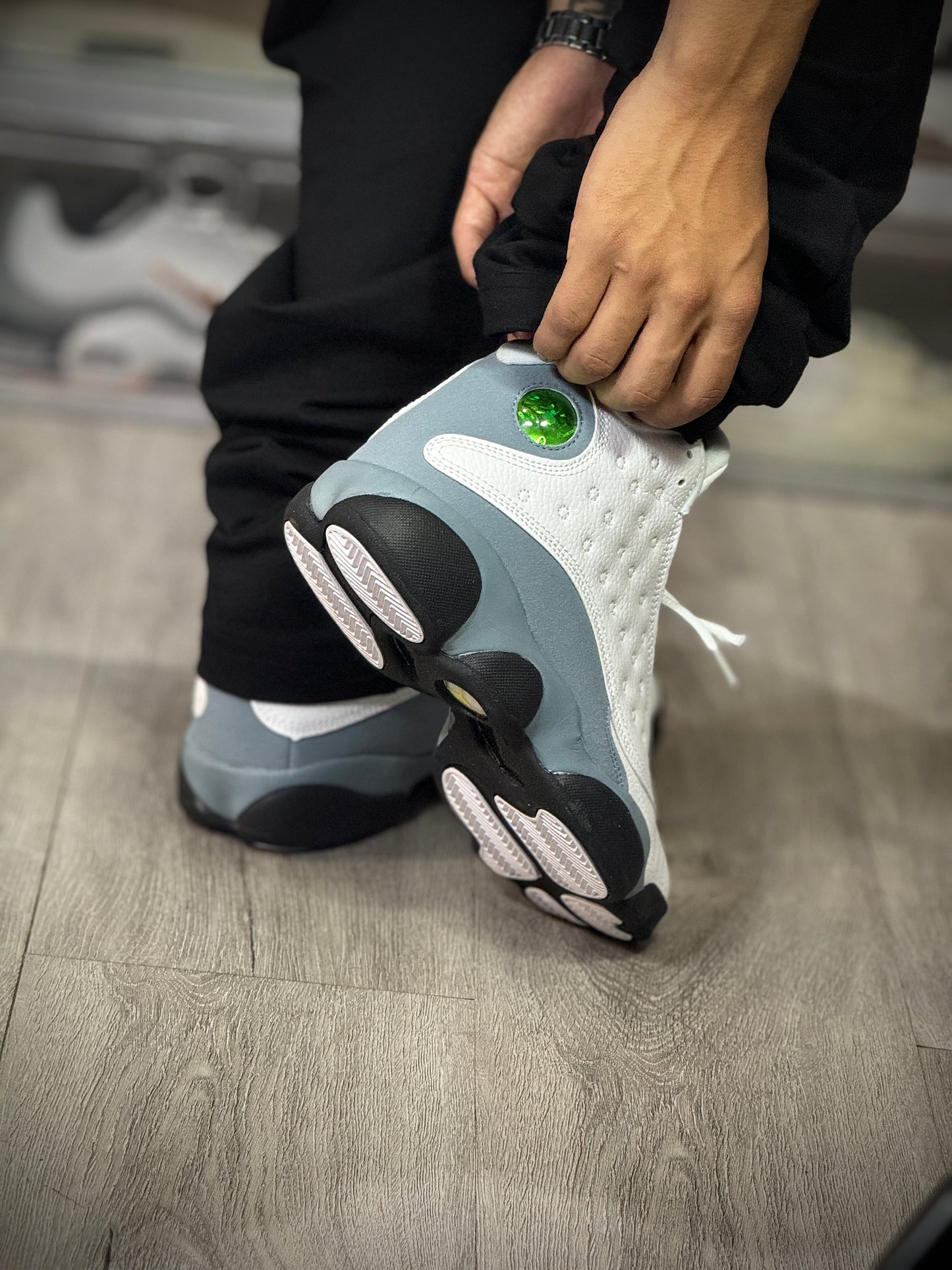 Air Jordan Retro 13 Blanco Gris
