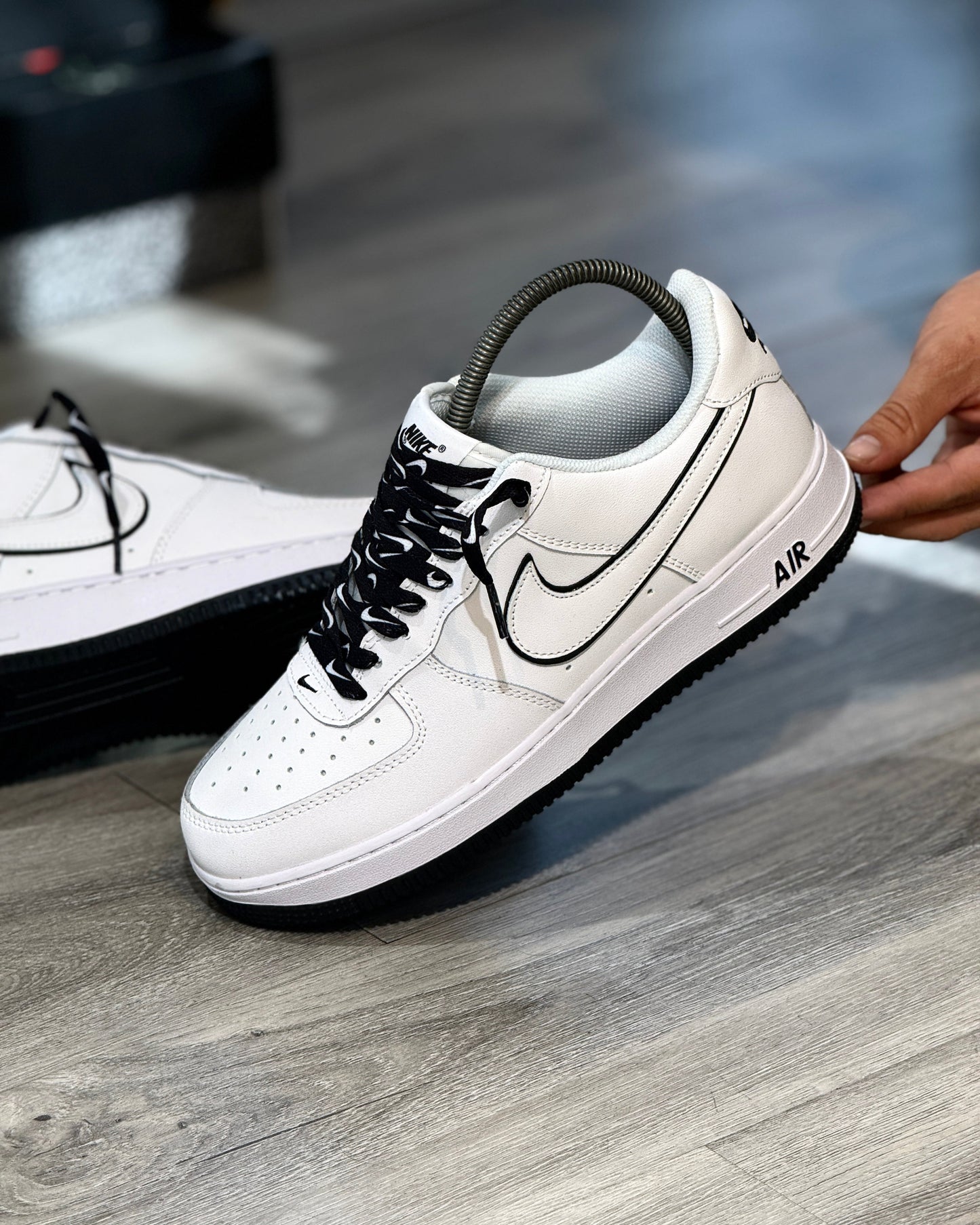 Air Force 1 Blanco-Negro