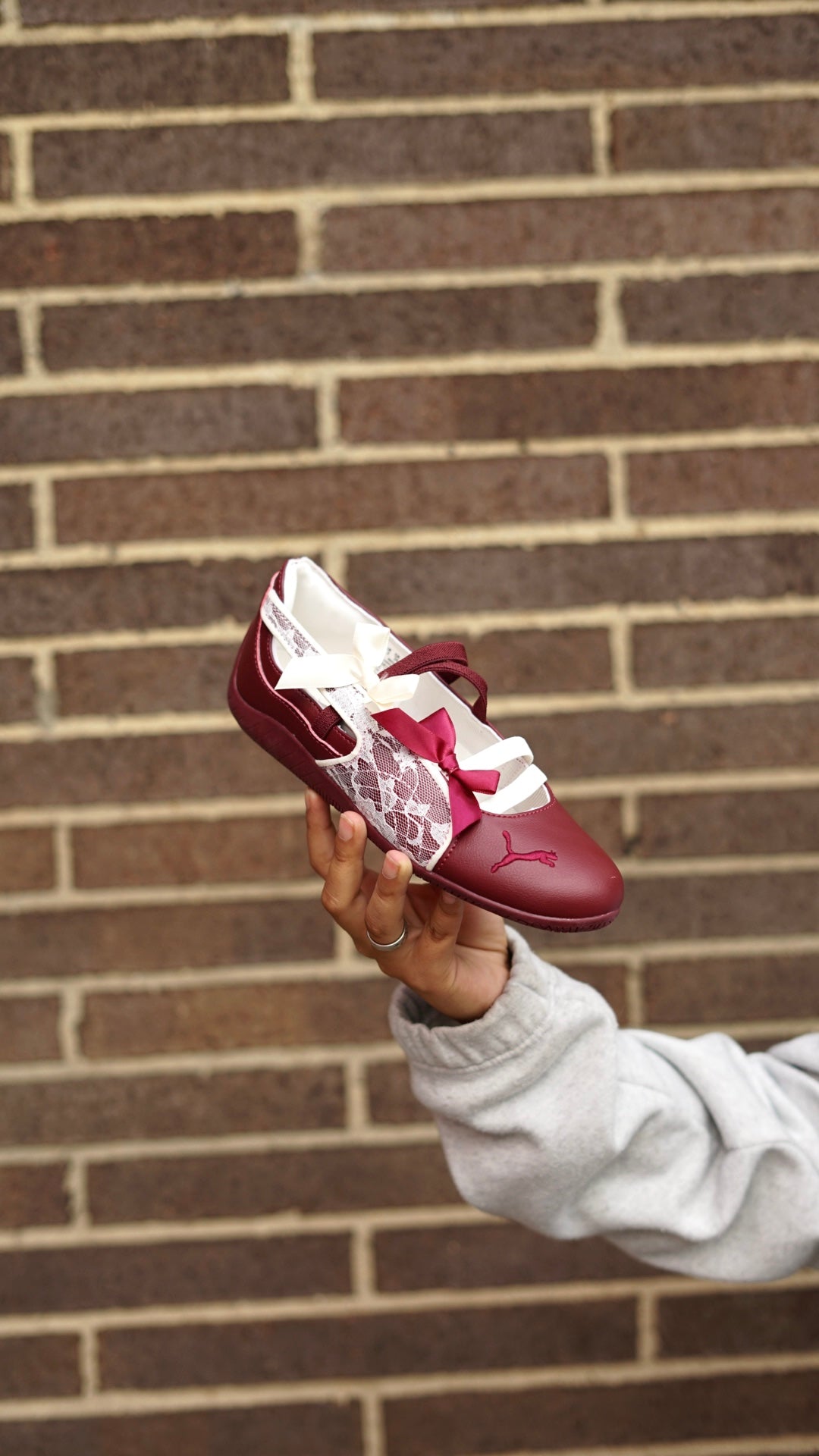 Puma speed cat ballet lace vinotinto