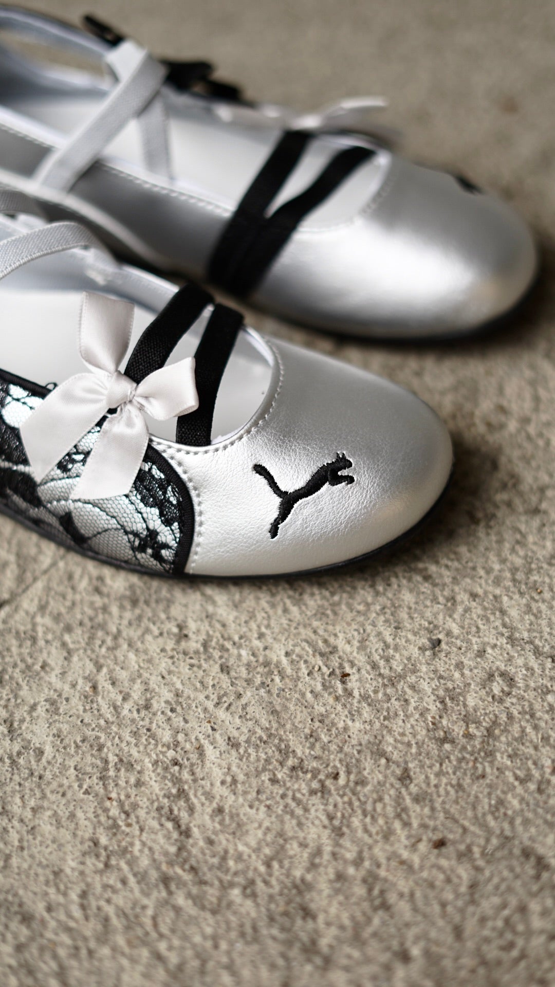 Puma speed cat ballet plateada