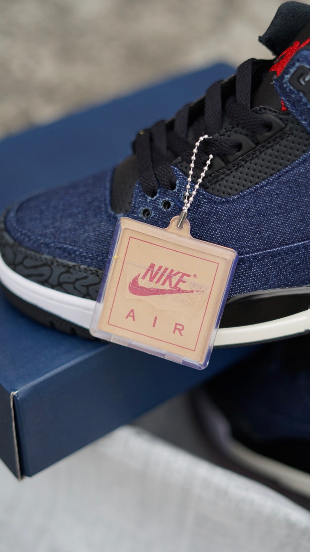 Air Jordan Retro 3 Levis azul G5