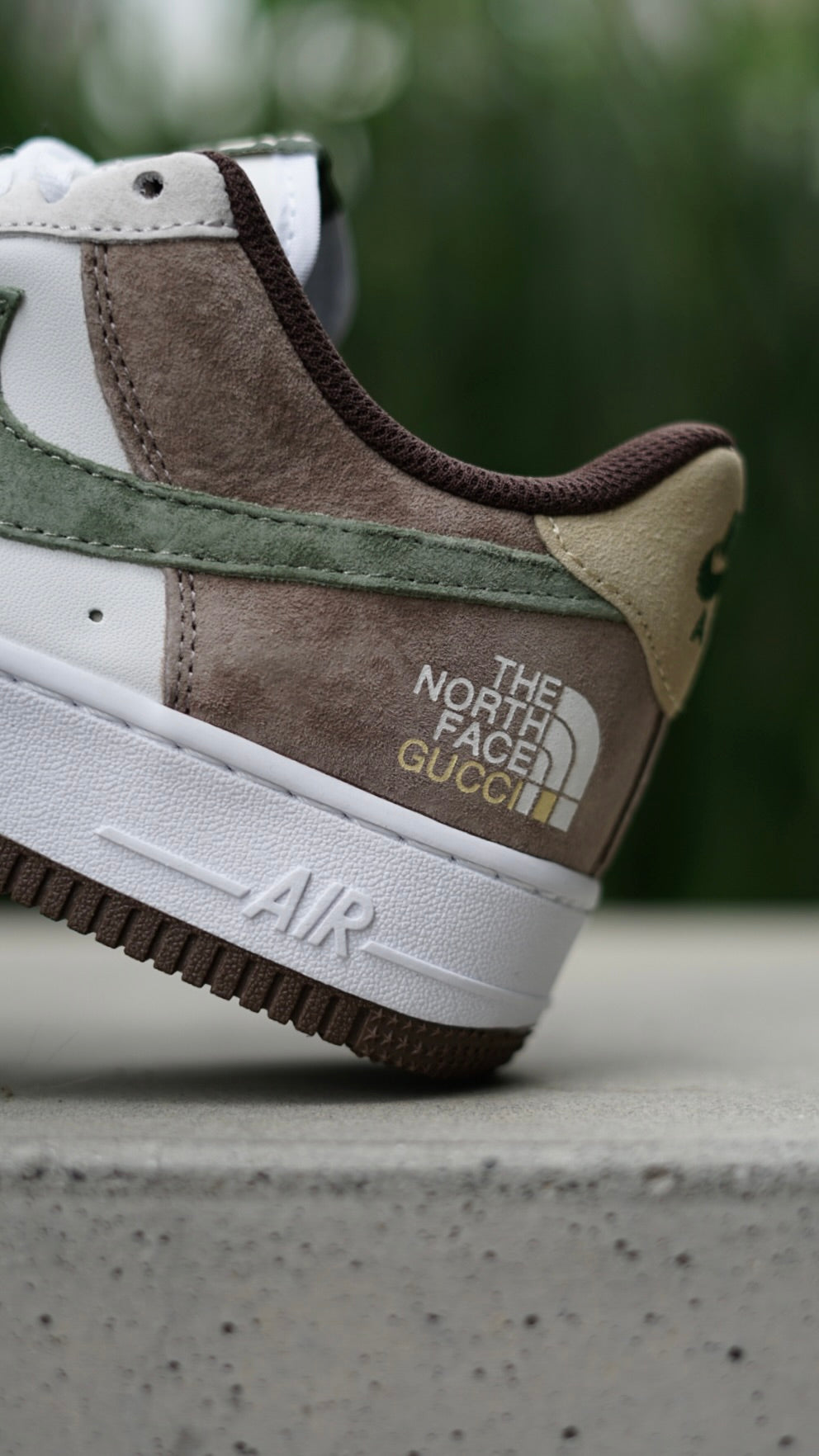 Air Force 1 x North Face Cafe-Verde