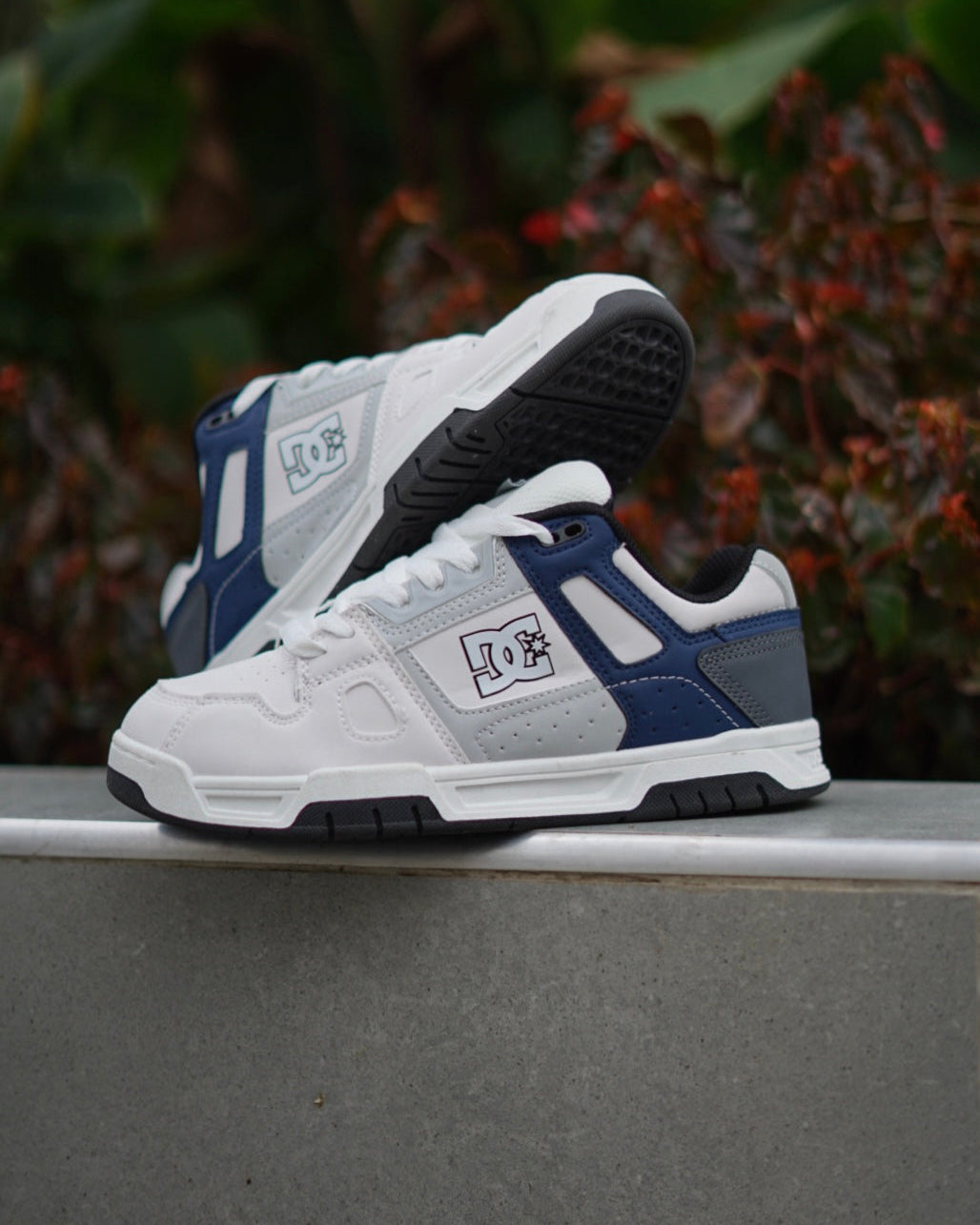 DC Shoes Stag Blanco-Azul