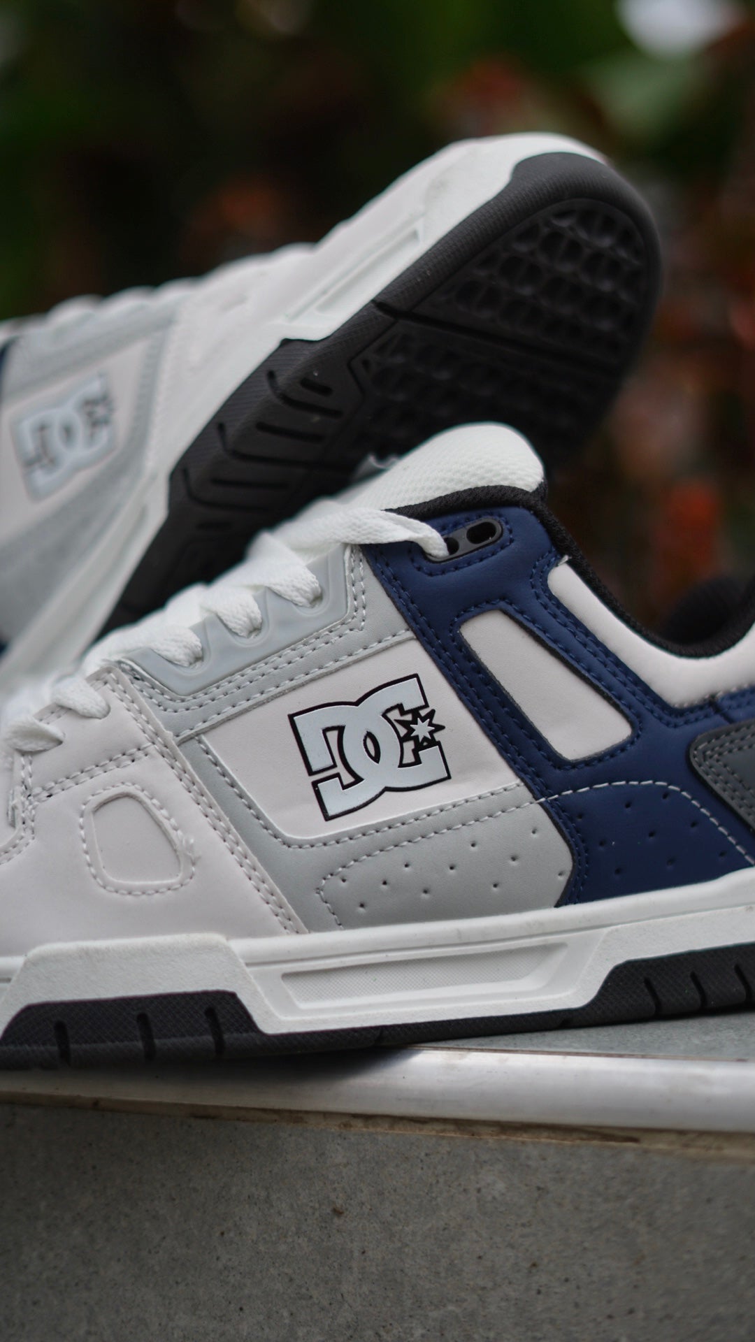 DC Shoes Stag Blanco-Azul