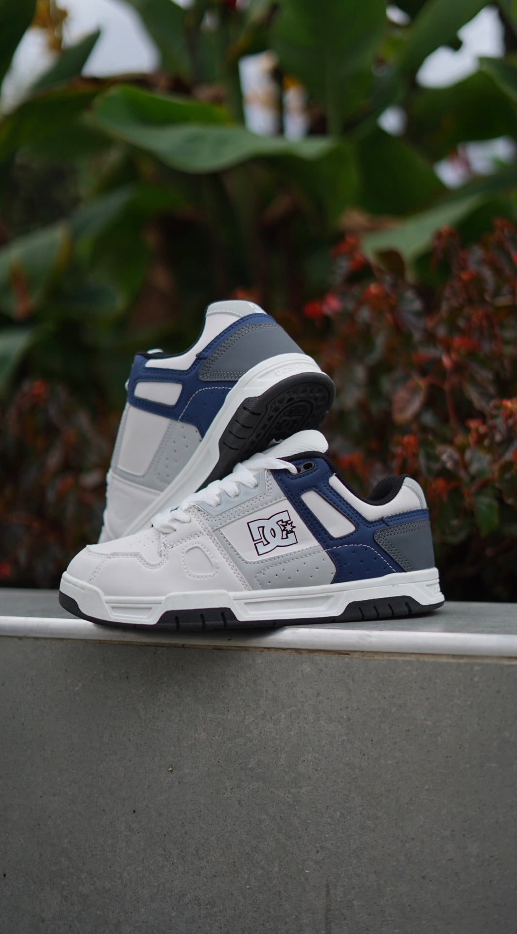 DC Shoes Stag Blanco-Azul
