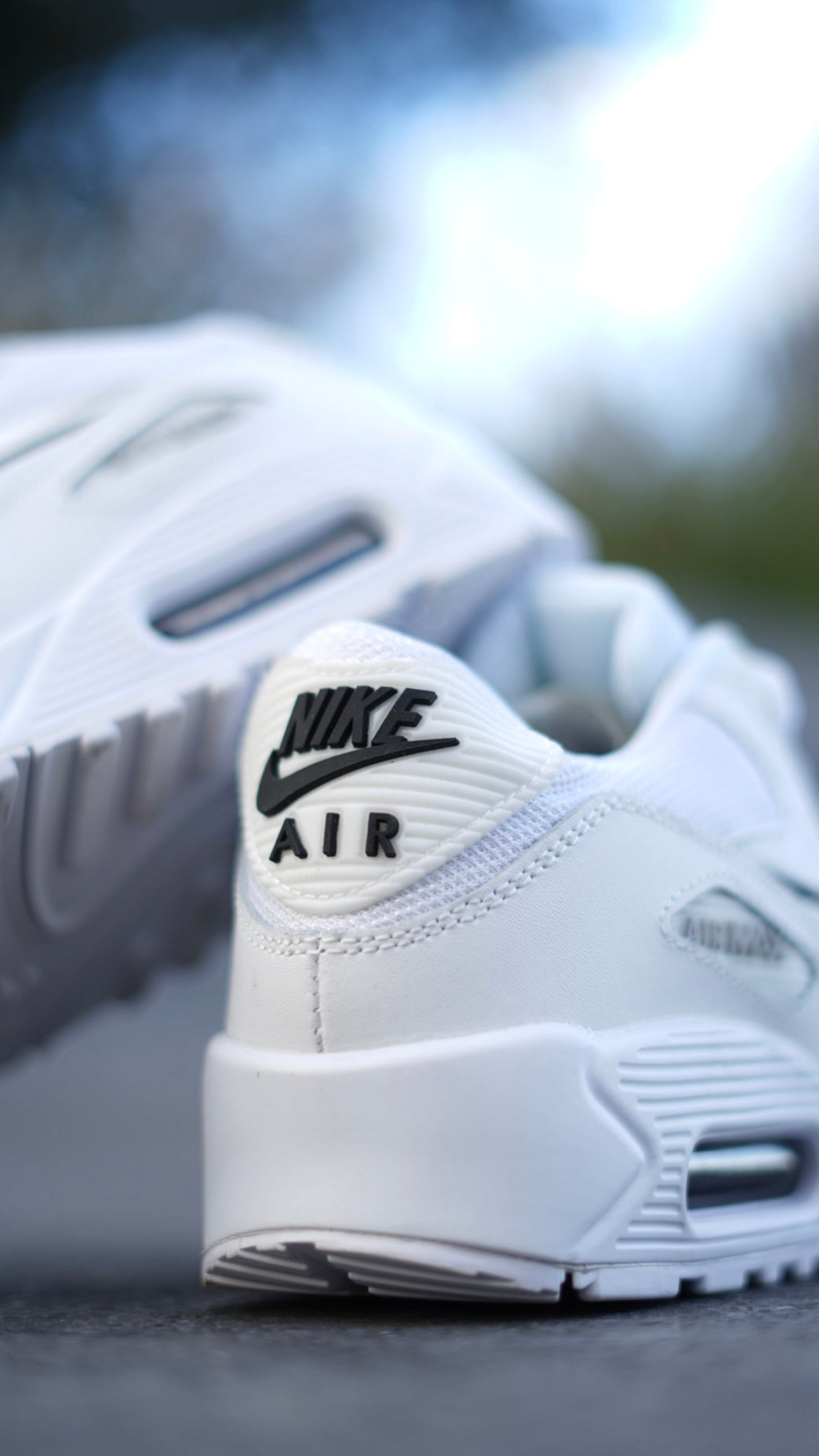 Air Max 90 Blanco-Negro