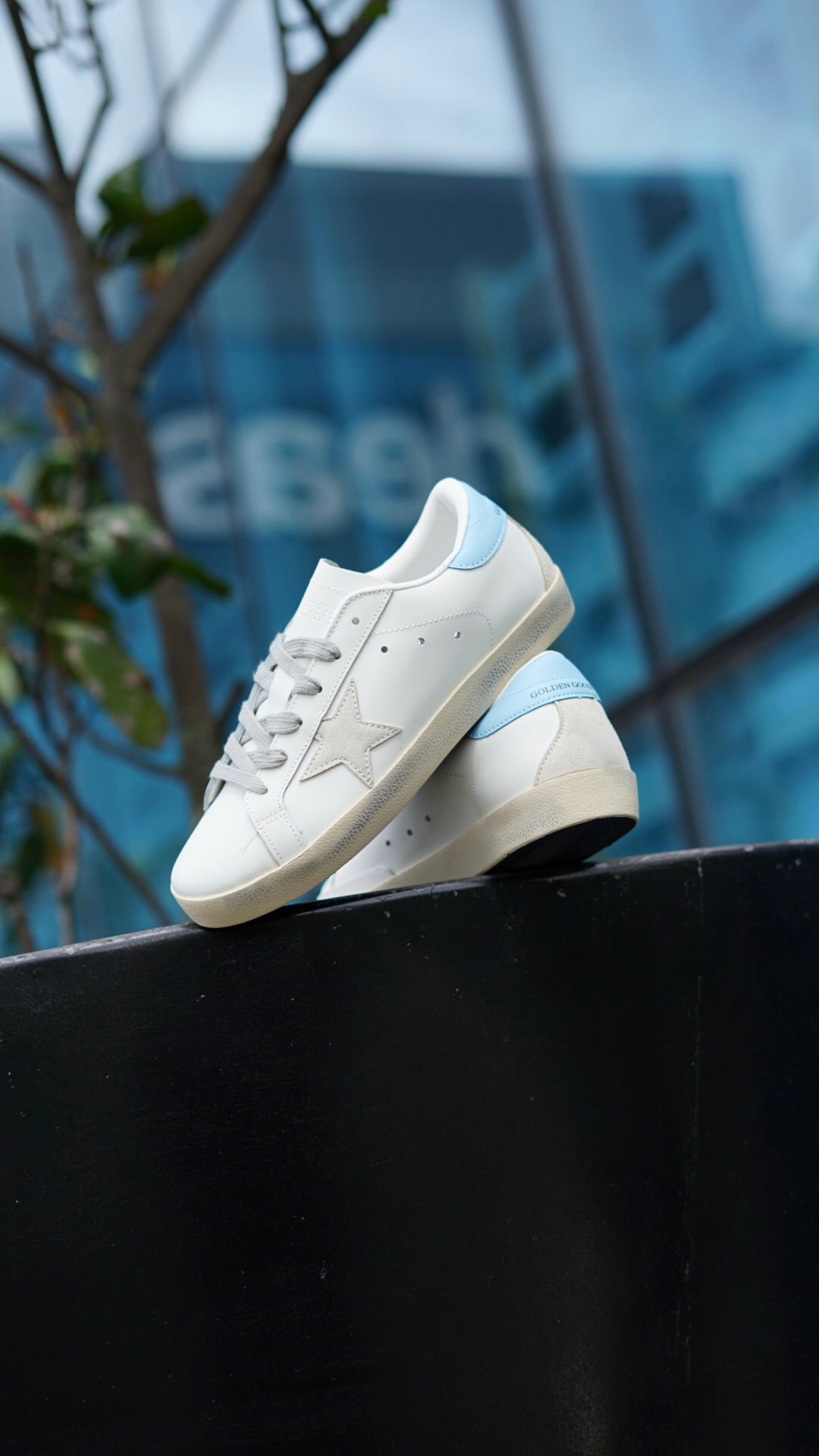 Golden goose beige celeste