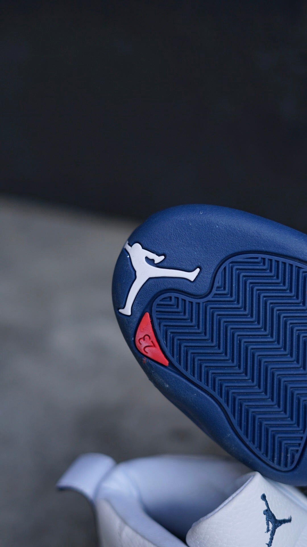 Jordan high R11 blanca azul