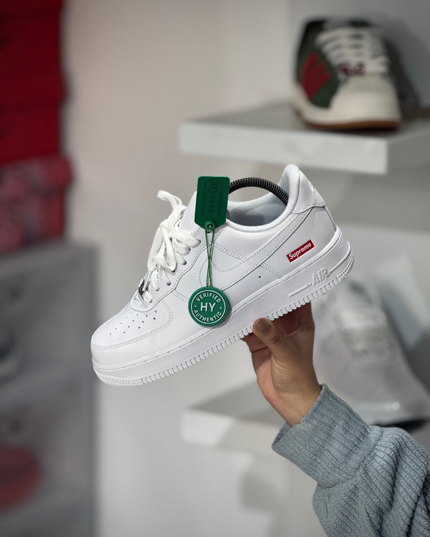Air Force 1 x Supreme Blanca