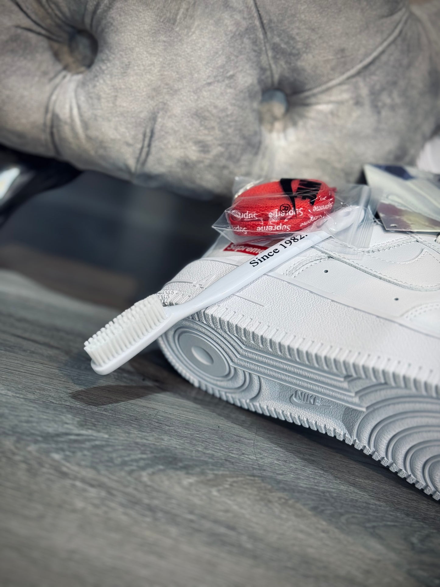 Air Force 1 x Supreme Blanca