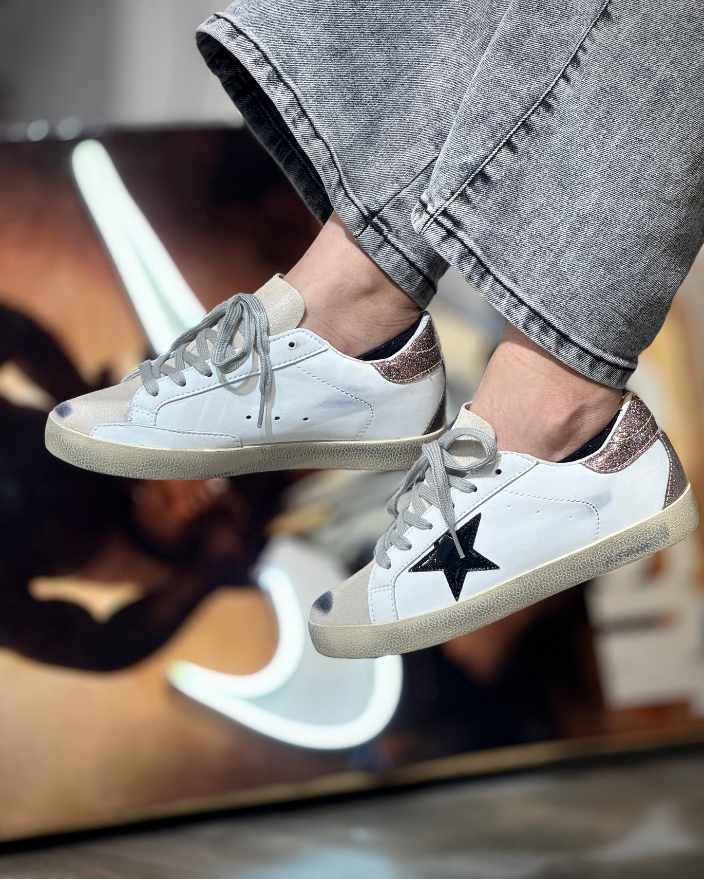 Golden Goose Super-Star Negro-Blanco