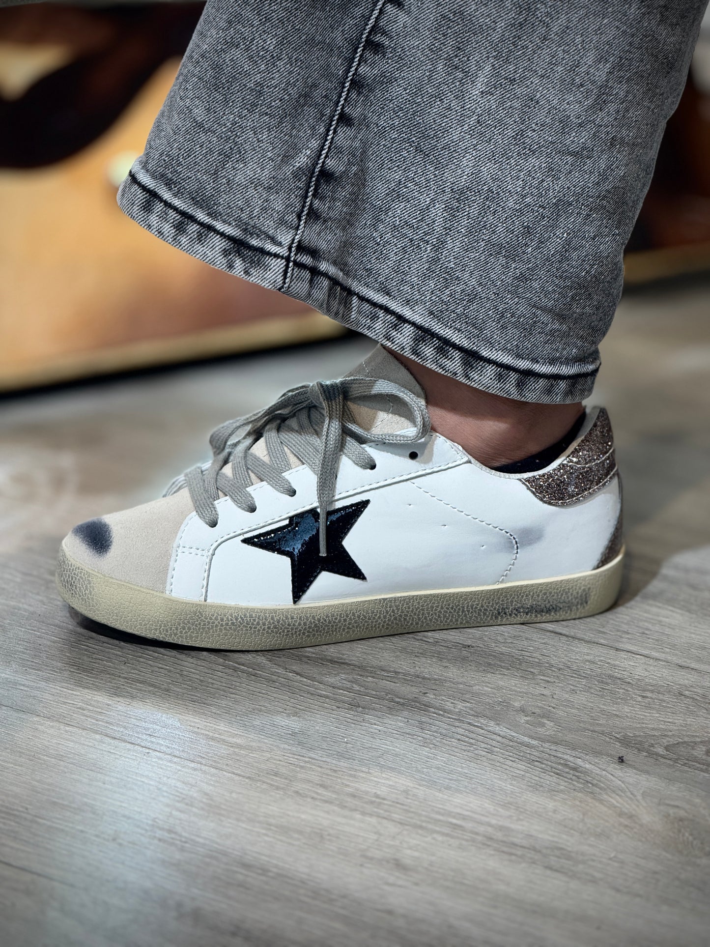 Golden Goose Super-Star Negro-Blanco