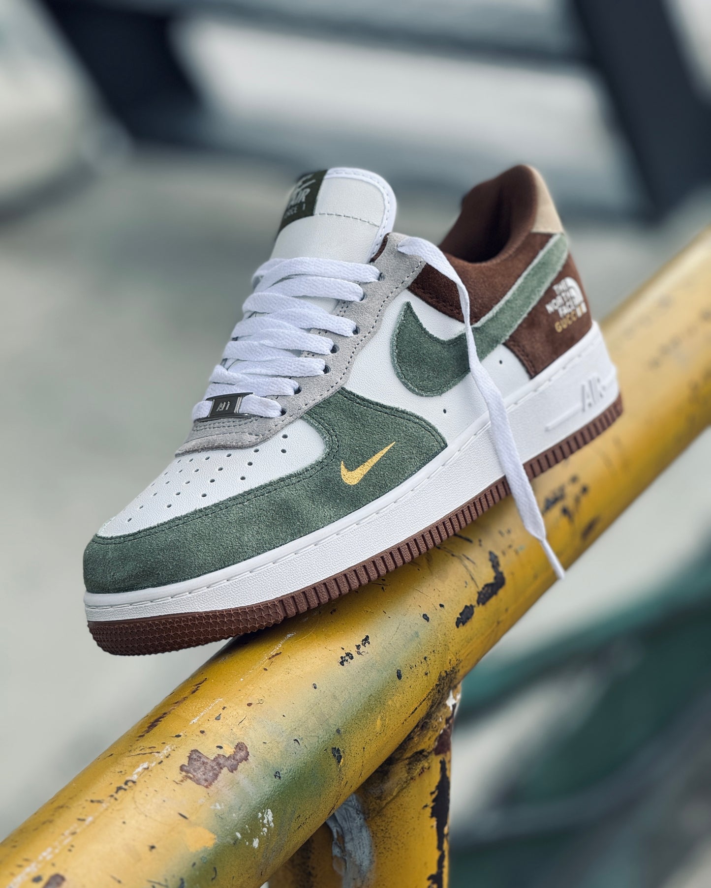 Air Force 1 x North Face Cafe-Verde