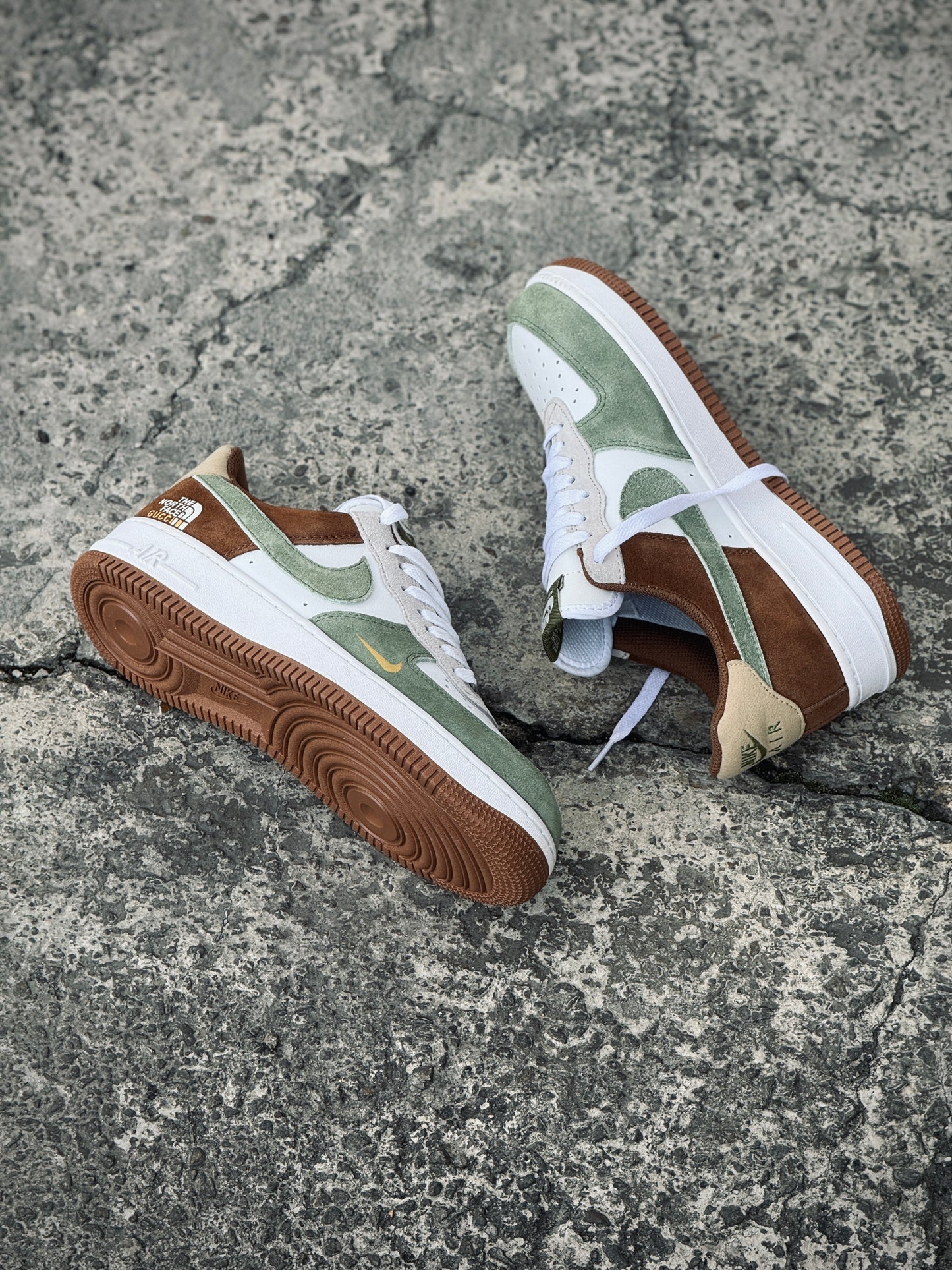Air Force 1 x North Face Cafe-Verde