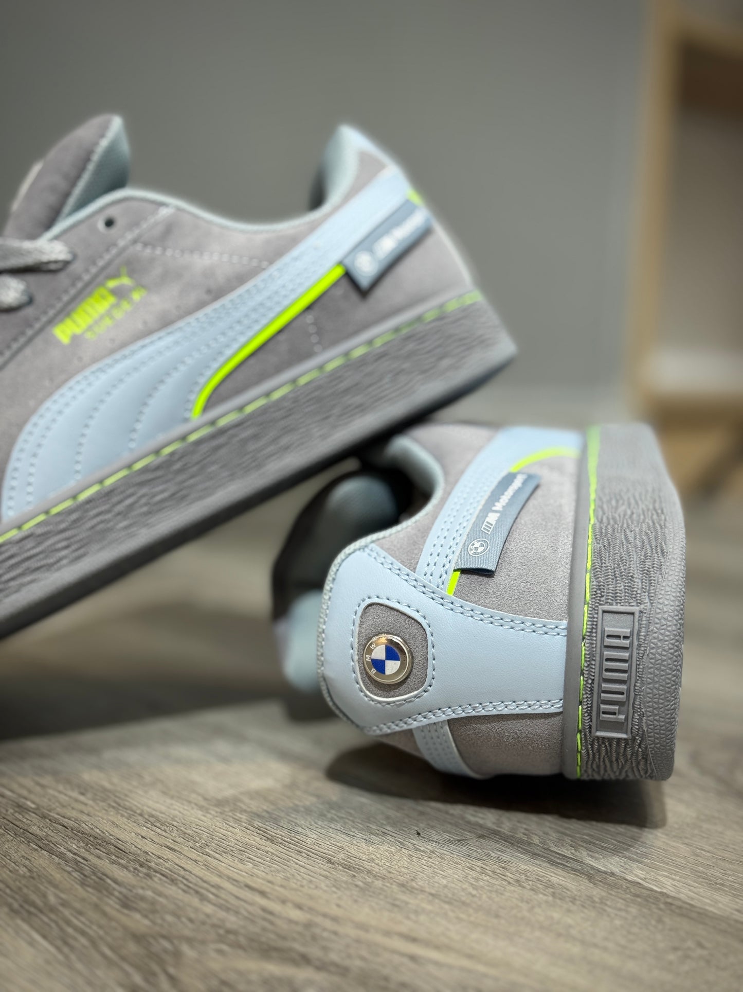 Puma Suede Xl Gris-Neon