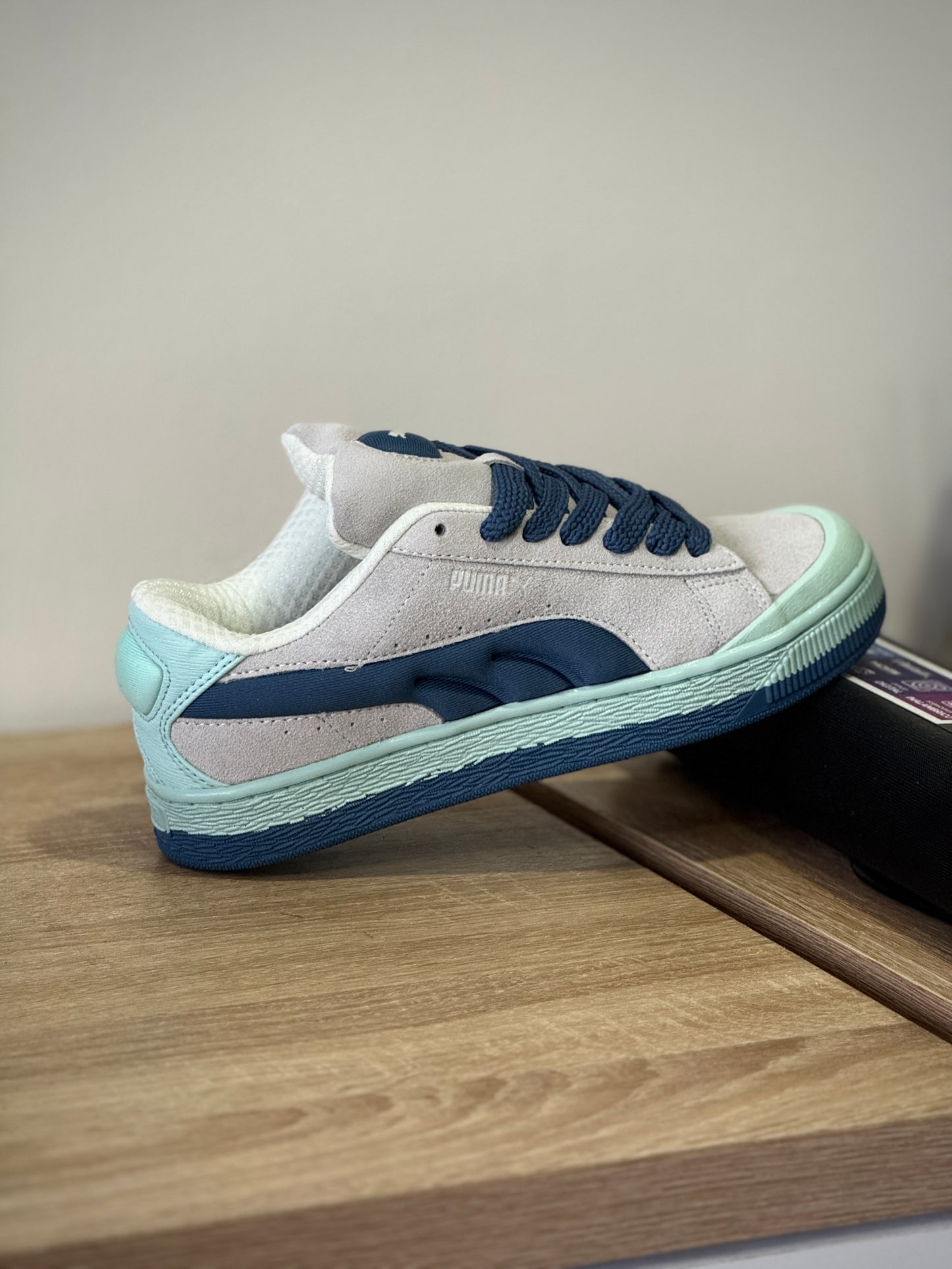 Puma Suede XL Gris-Azul