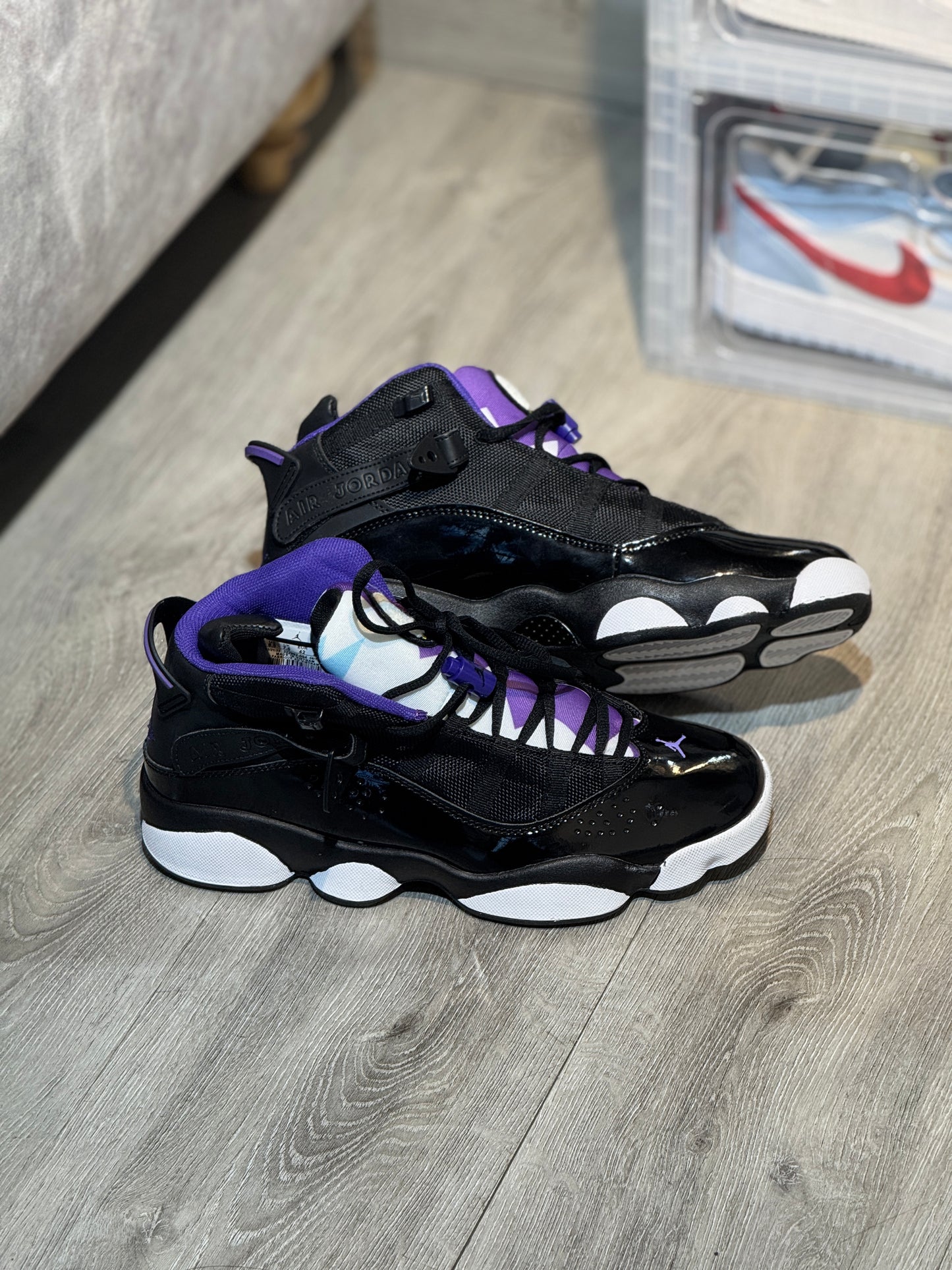 Air Jordan 6 Anillos Negro
