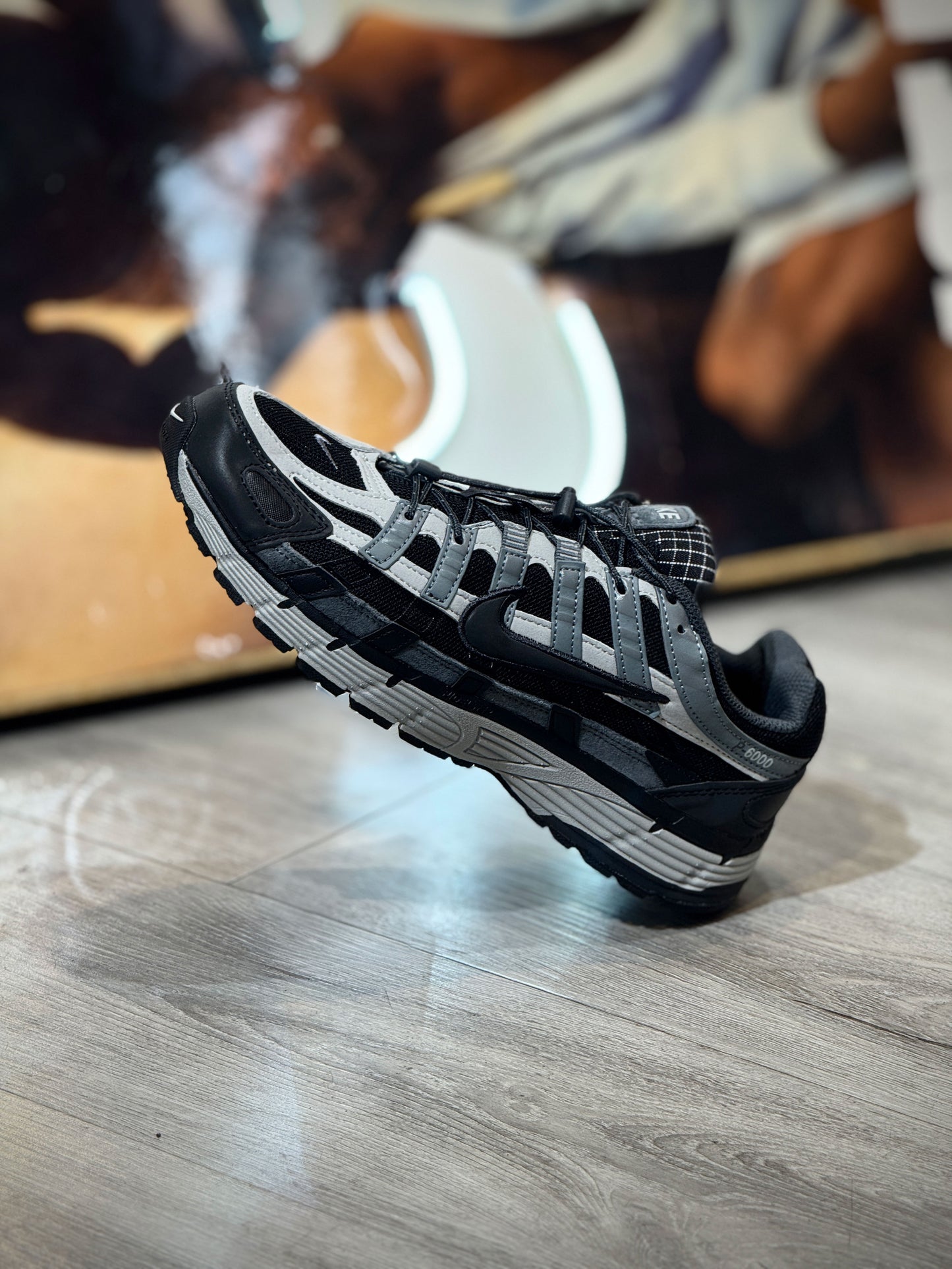 P-6000 Negro-Gris