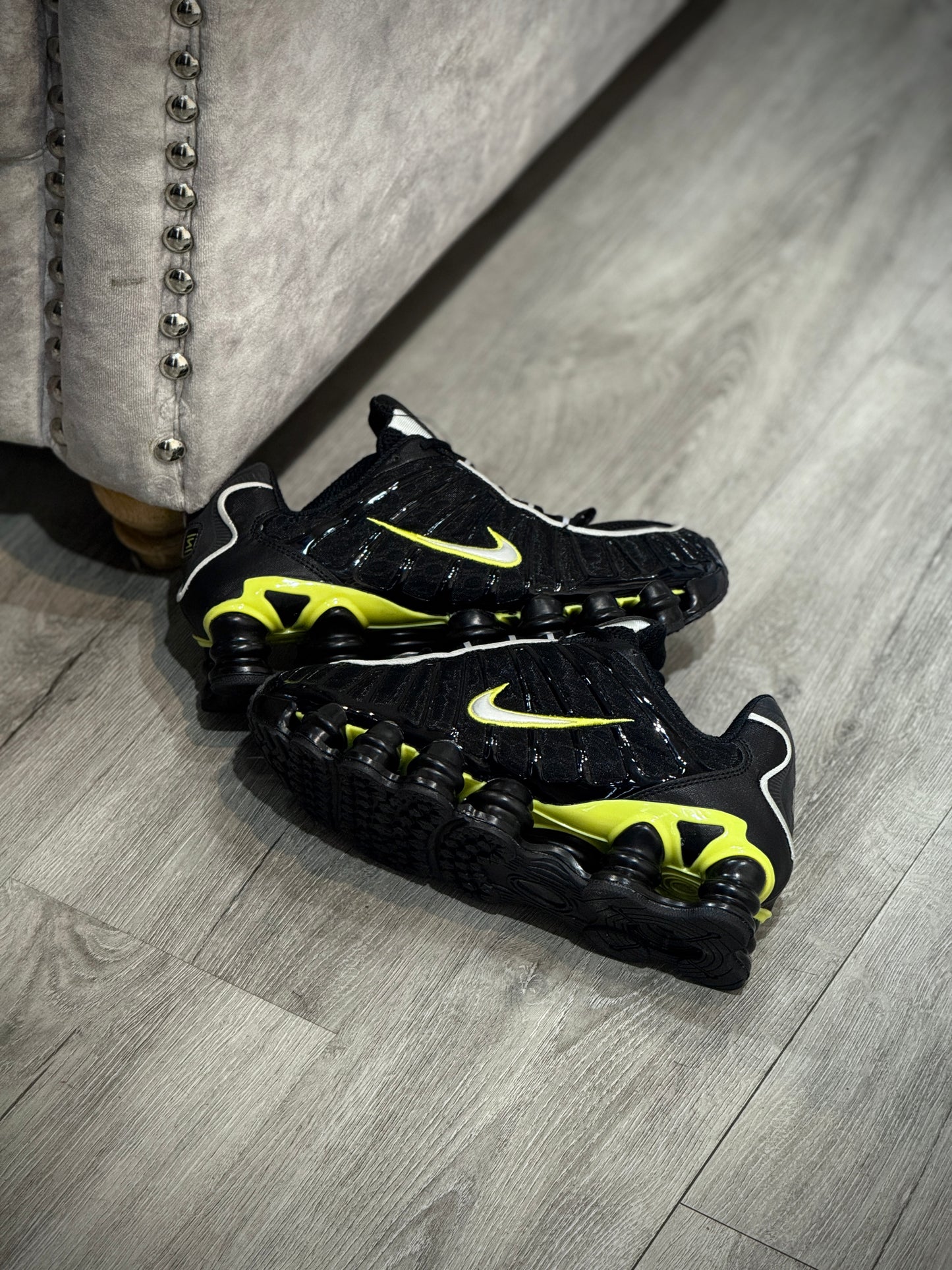 Shox Tl Negro Amarillo