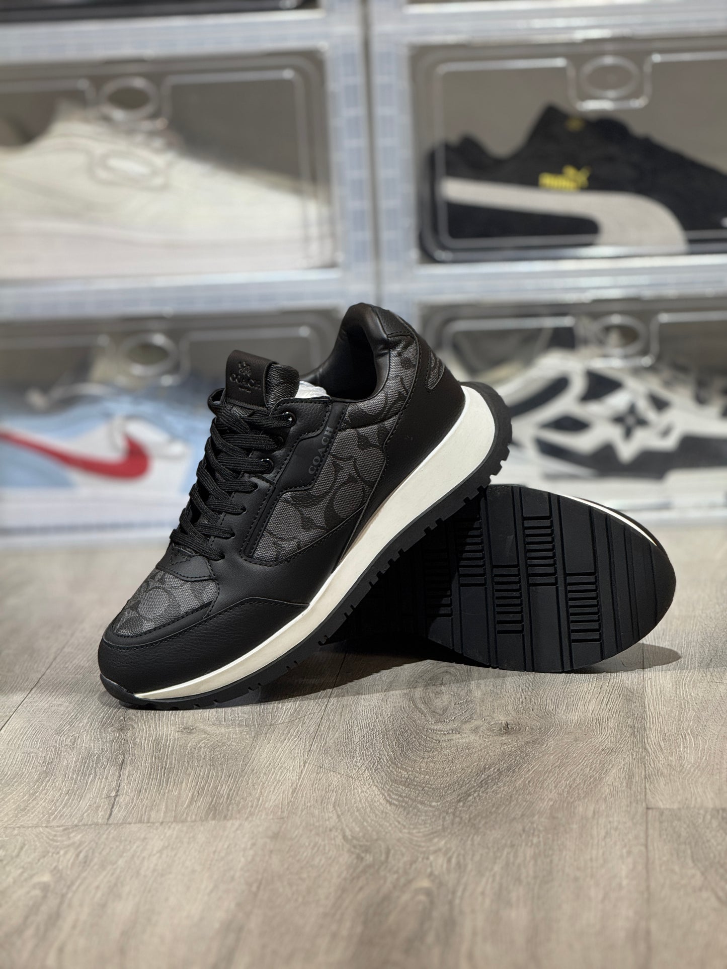 Coach Runner Monogram Black