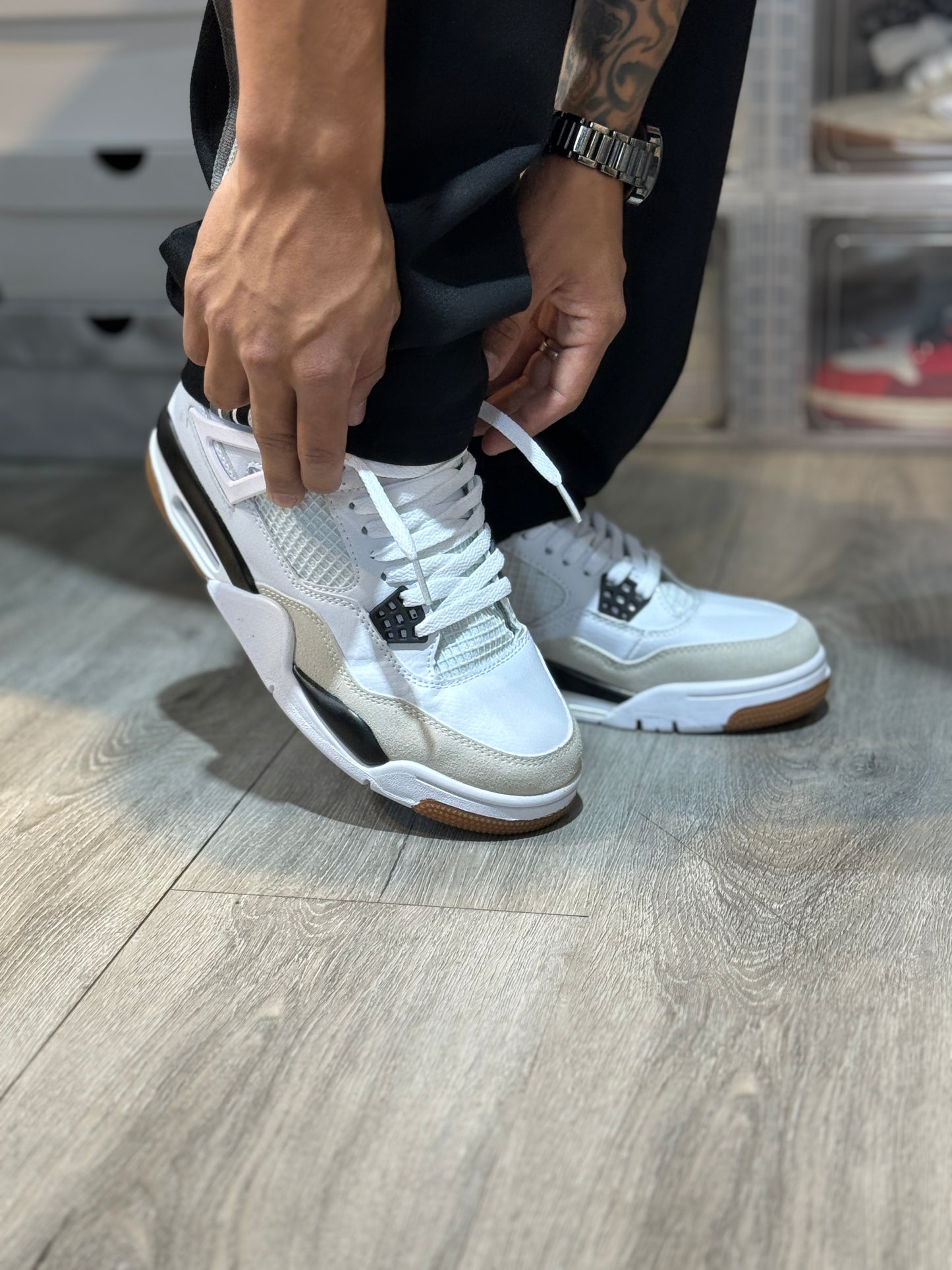 Air Jordan Retro Sb Negro-Blanco