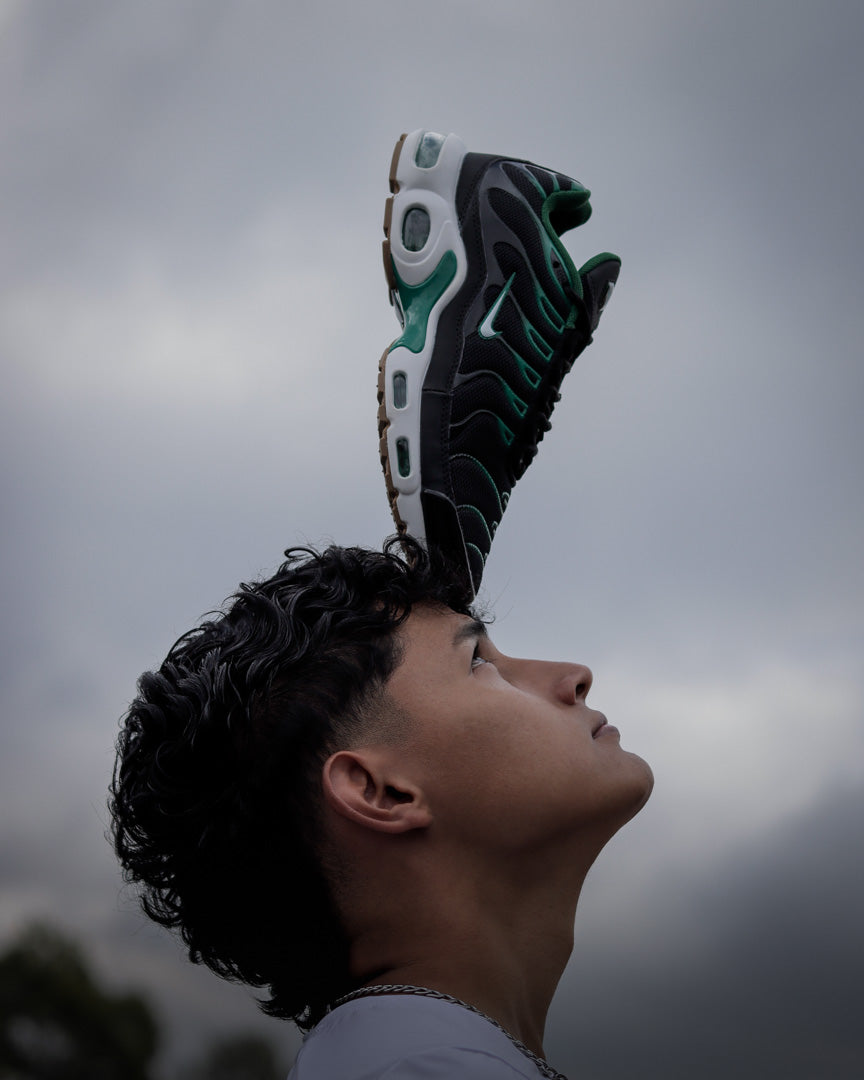 Air Max Tn Negro-Verde