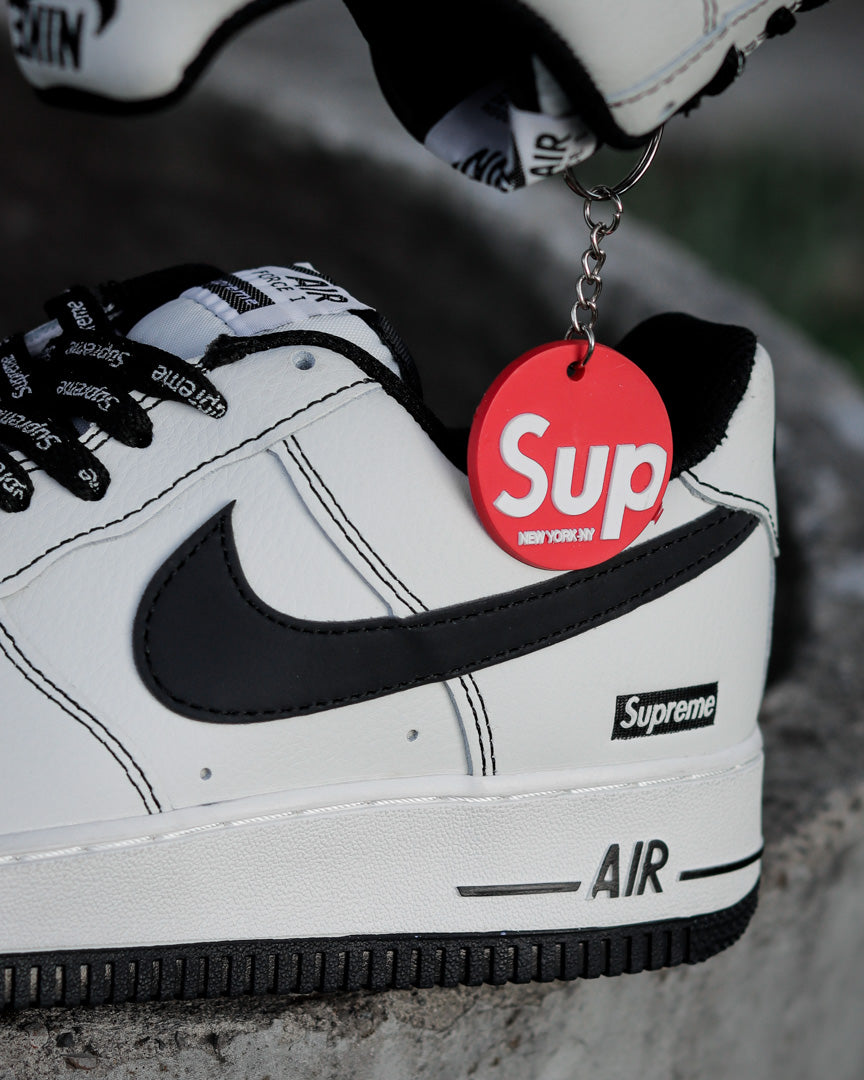 Air Force 1 Low x Supreme Blanco-Negro