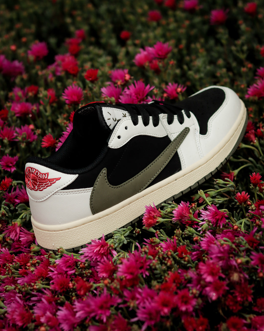 Air Jordan Retro 1 Low x Travis Scott Blanco-Verde
