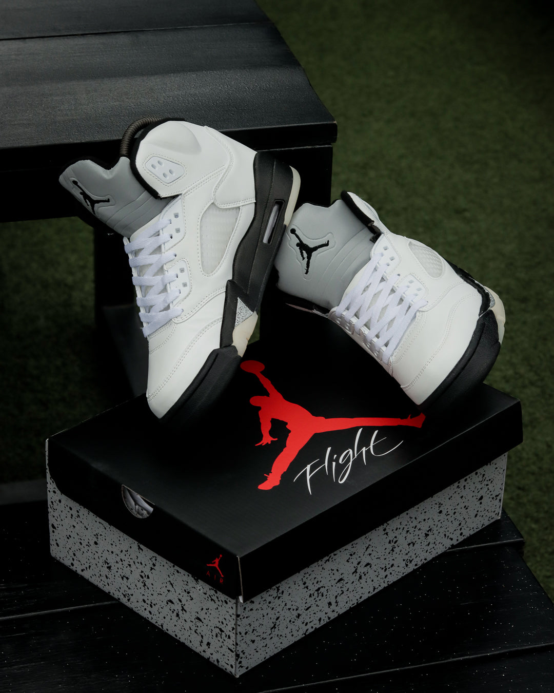 Air Jordan Retro 5 Blanco