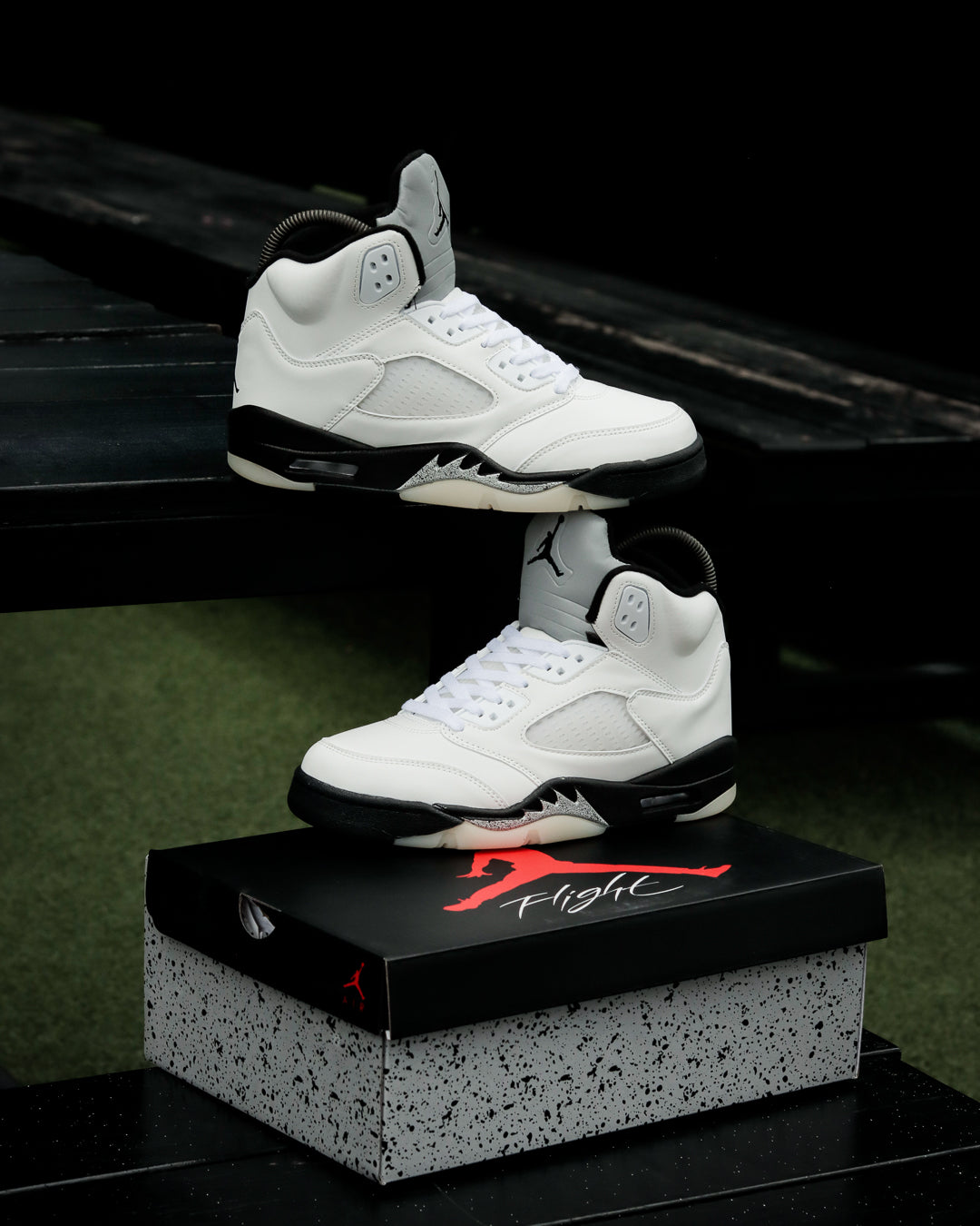 Air Jordan Retro 5 Blanco