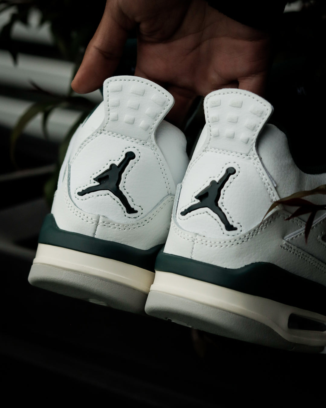 Air Jordan Retro 4 Blanco-Verde