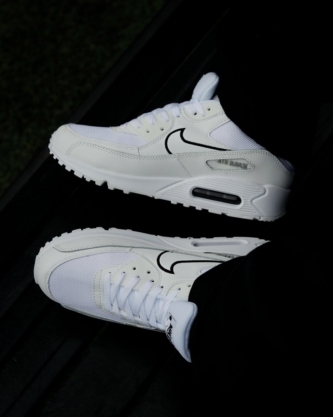 Air Max 90 Blanco-Negro