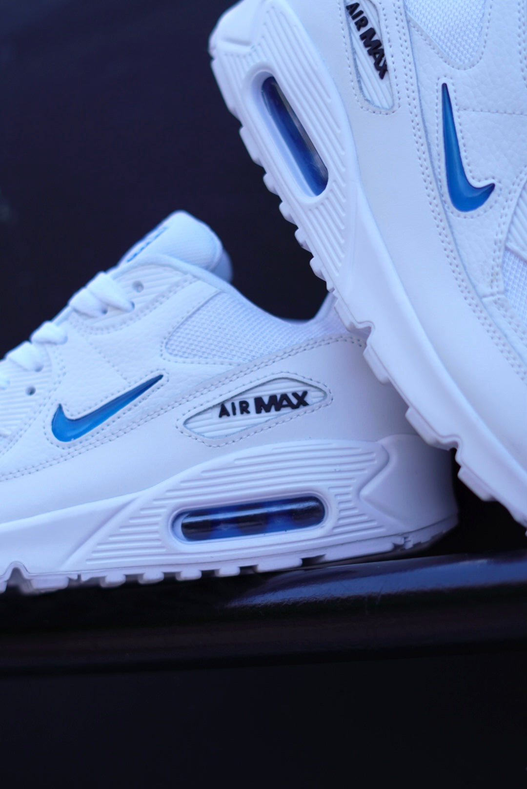 Air Max 90 Blanco-Azul