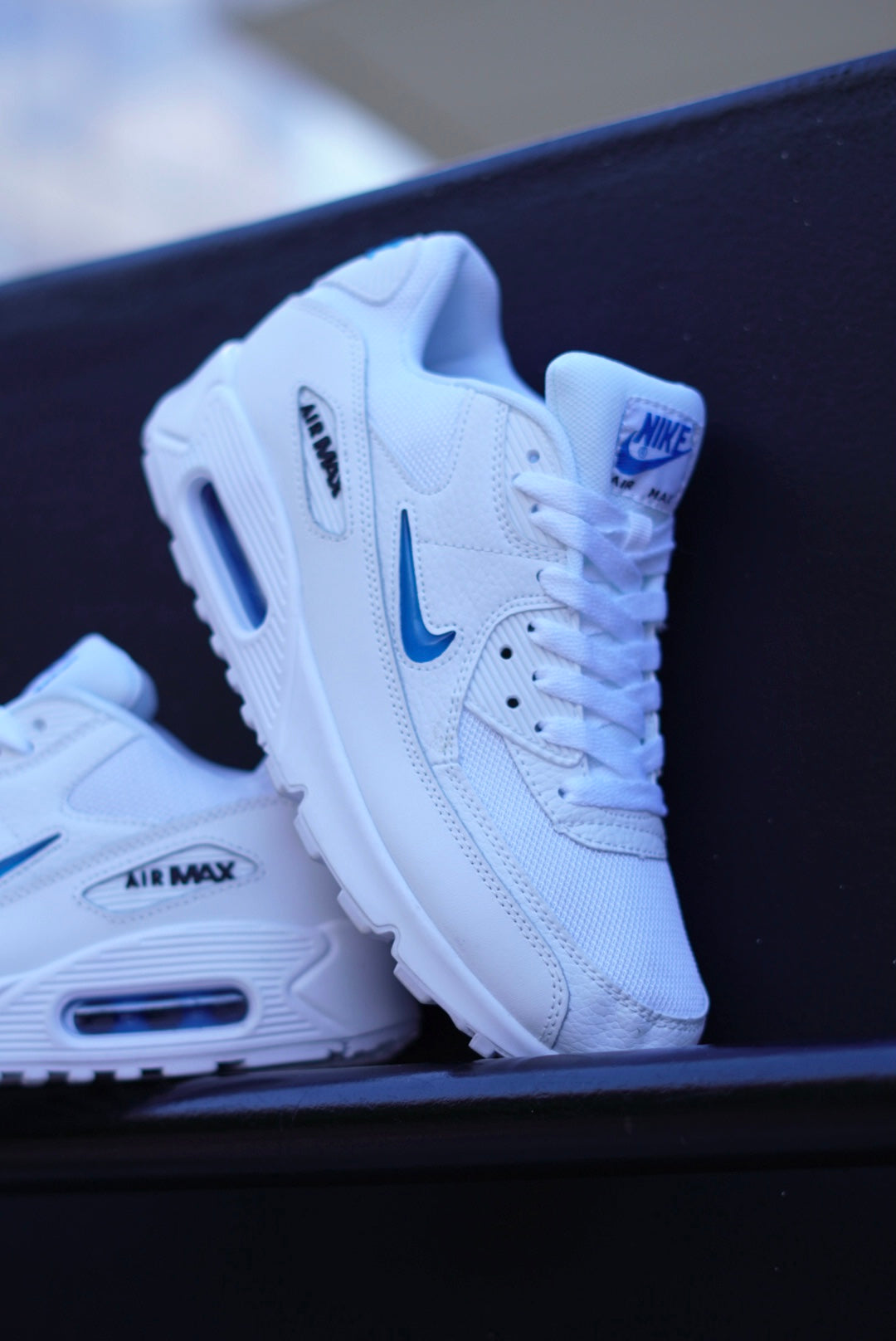 Air Max 90 Blanco-Azul