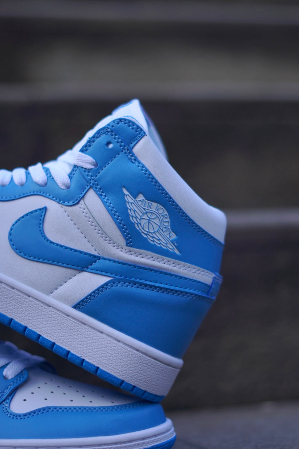 Air Jordan Retro 1 Mind Blanco-Azul