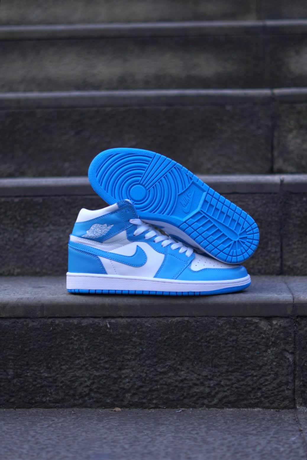 Air Jordan Retro 1 Mind Blanco-Azul