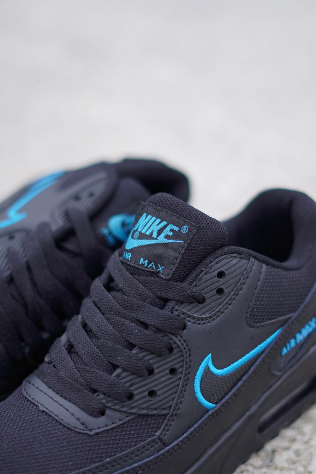 Air Max 90 Negro-Azul