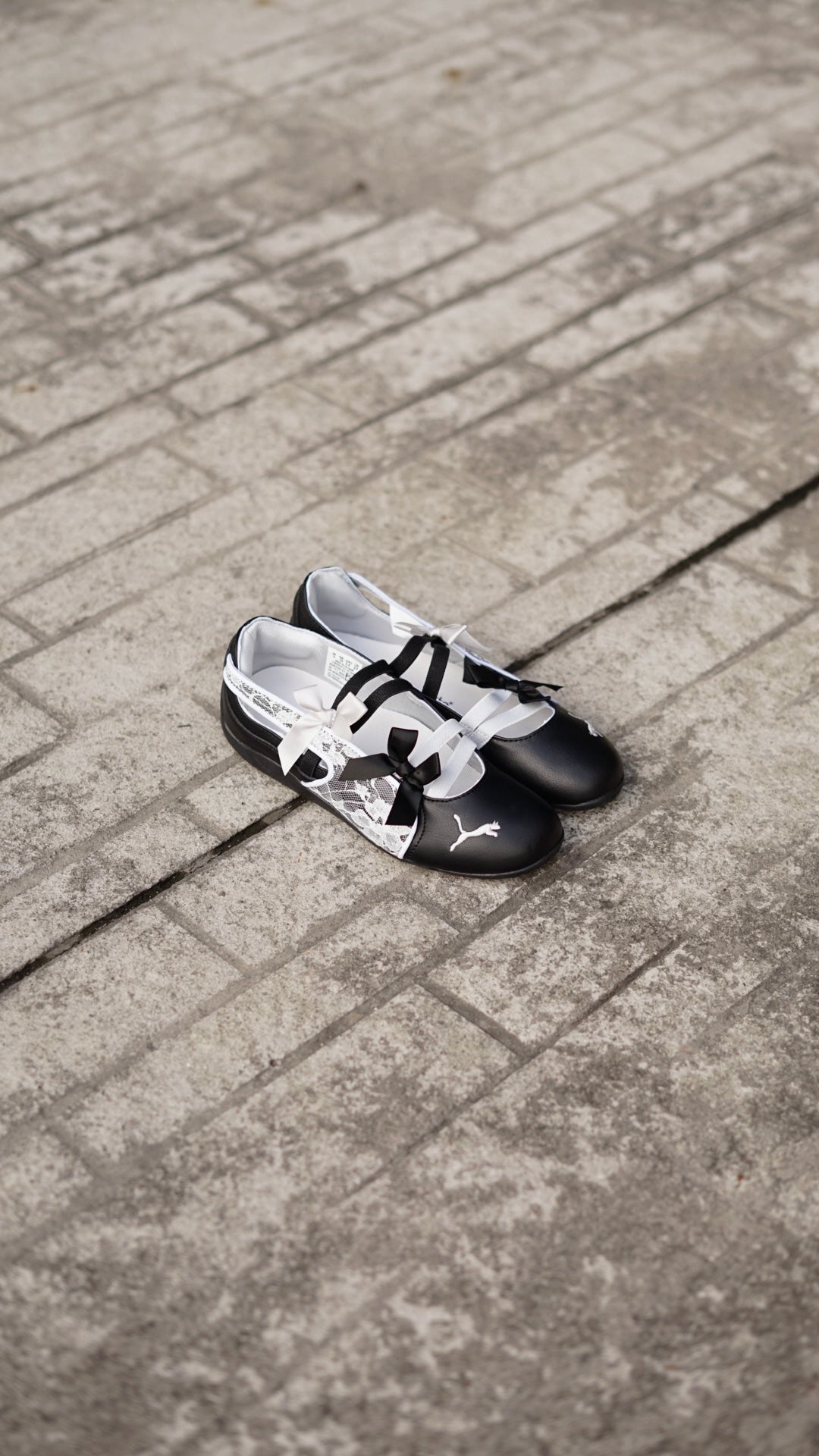 Puma speed cat ballet lace negro-blanco