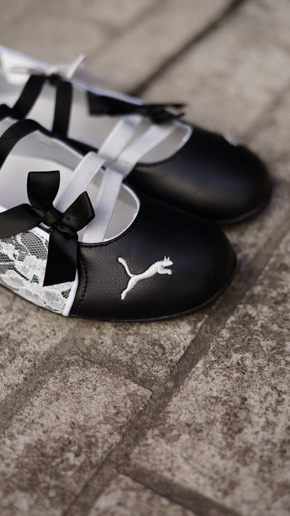 Puma speed cat ballet lace negro-blanco