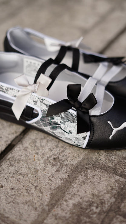 Puma speed cat ballet lace negro-blanco