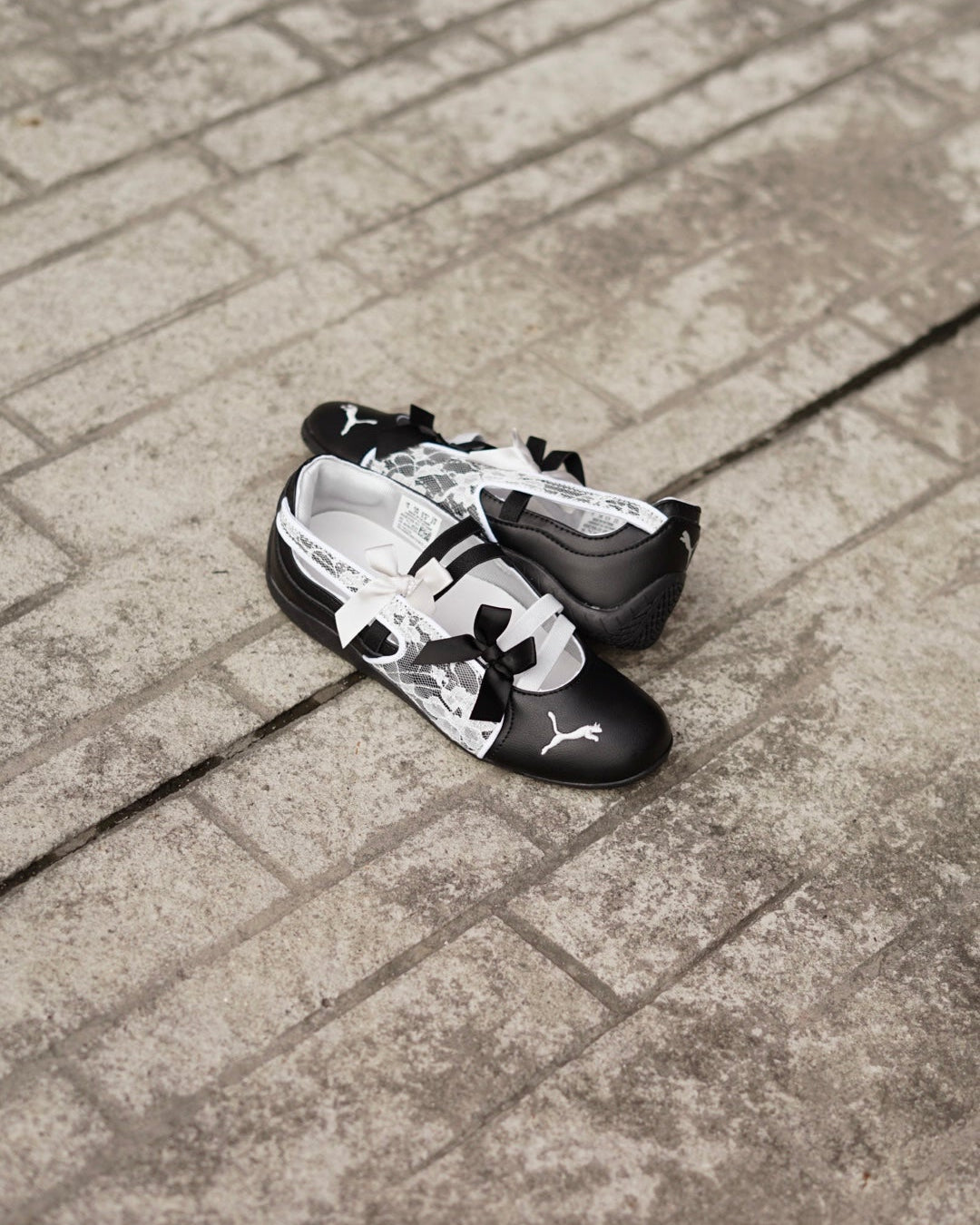 Puma speed cat ballet lace negro-blanco