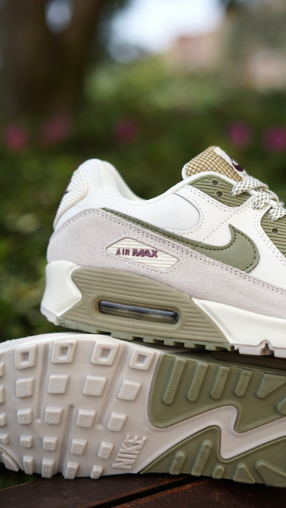 Nike air max blanca verde