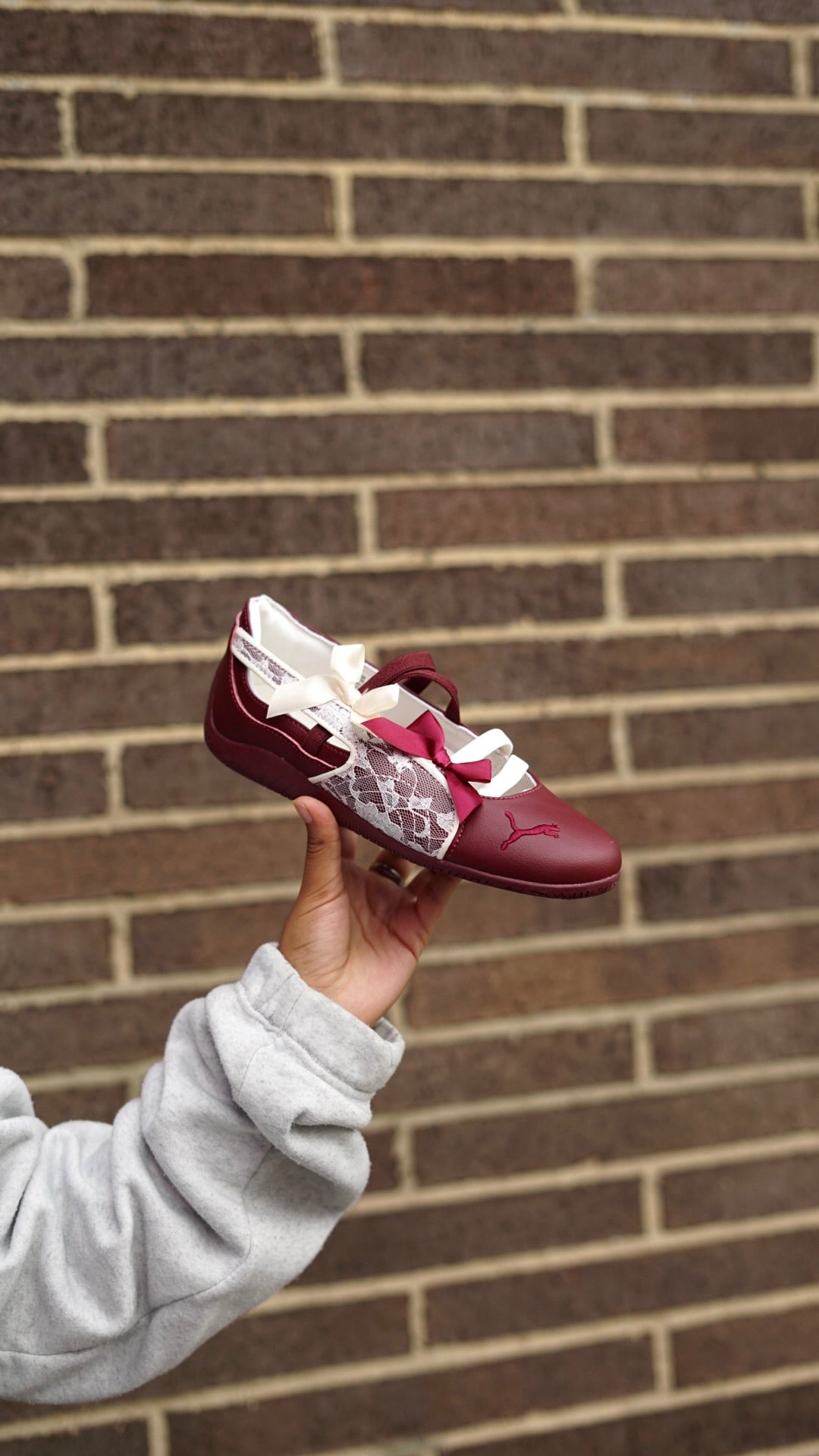 Puma speed cat ballet lace vinotinto
